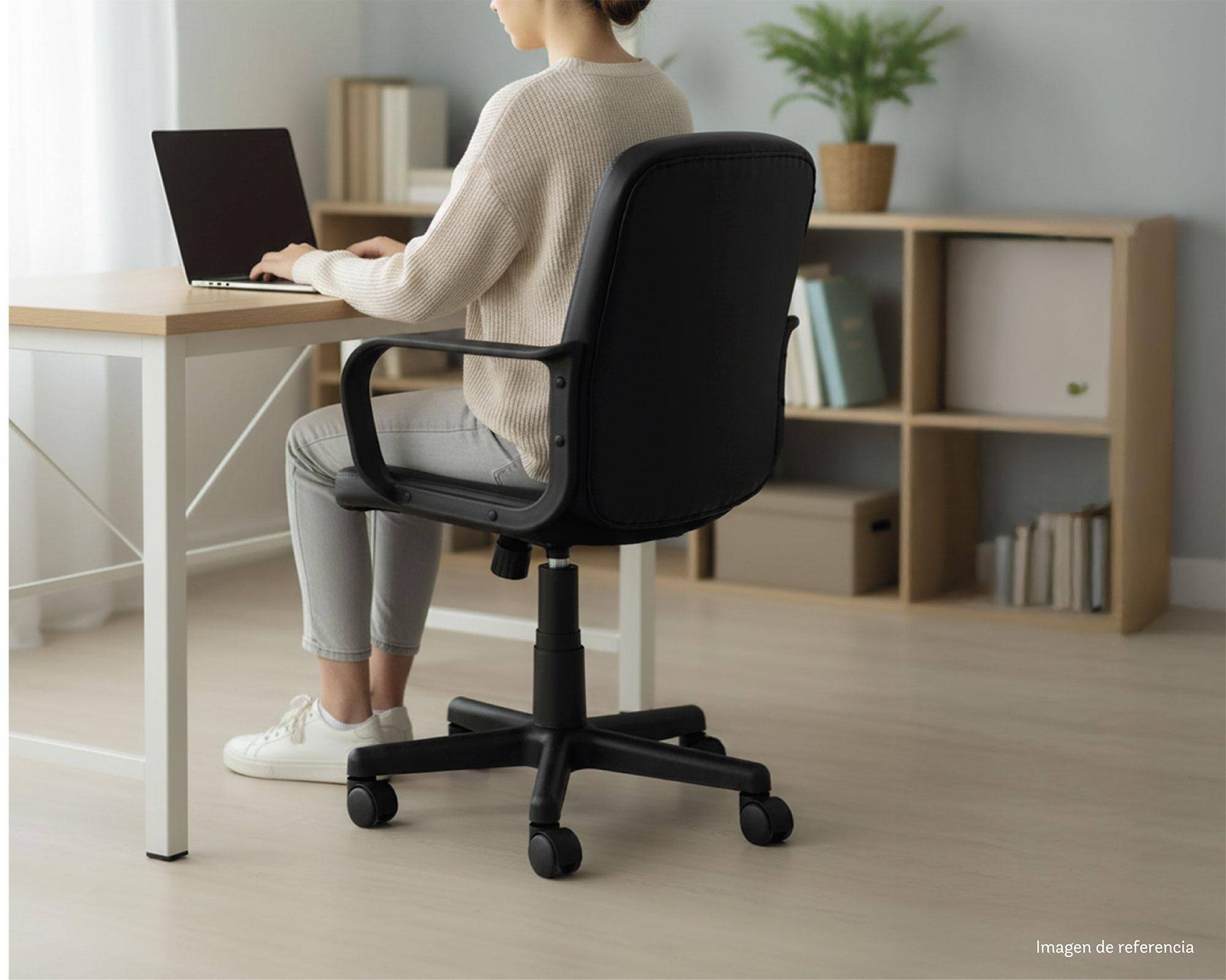 Silla escritorio ejecutiva 6104 negro-5