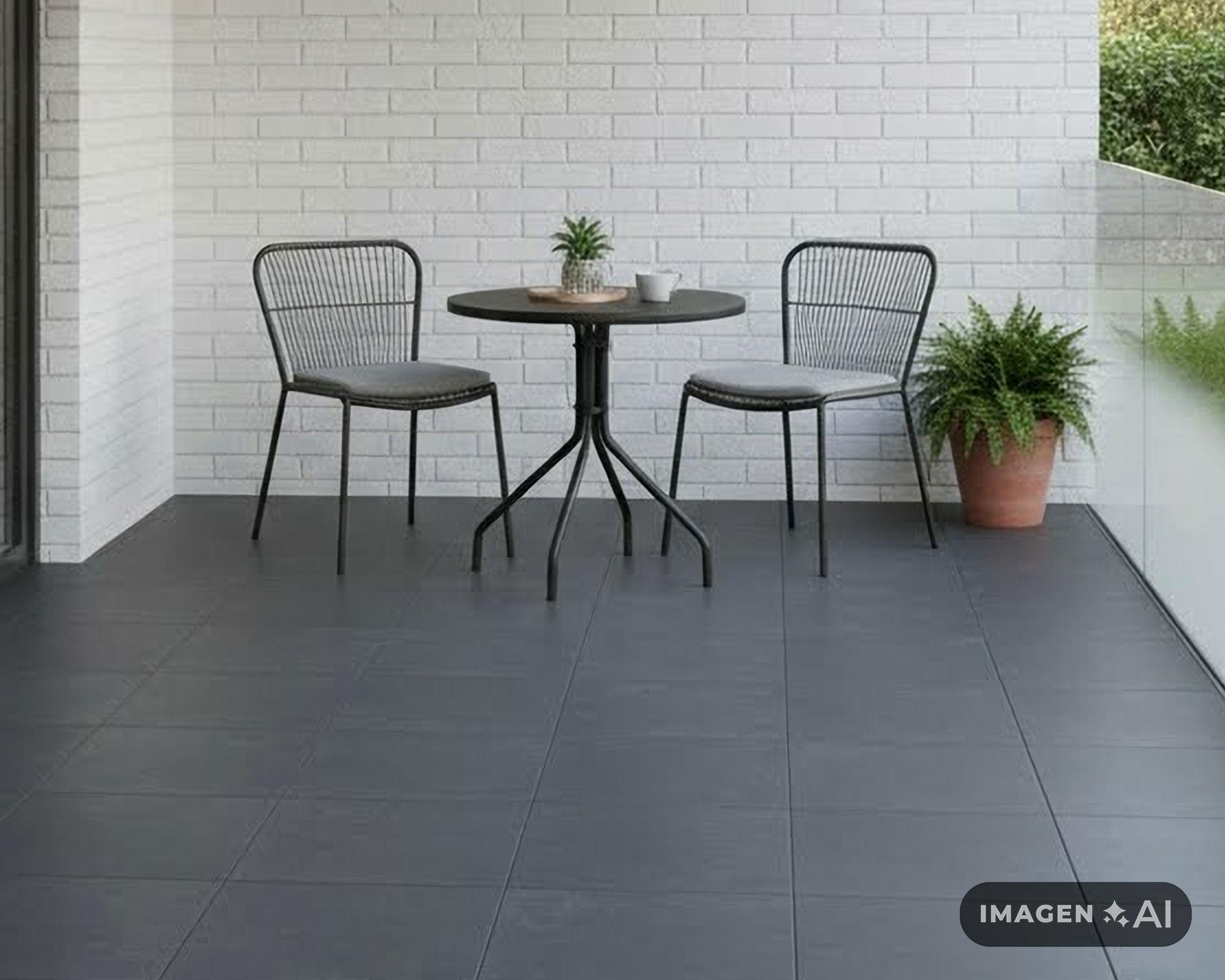 Piedra pizarra 40x40 cm gris 0,96 m2-6