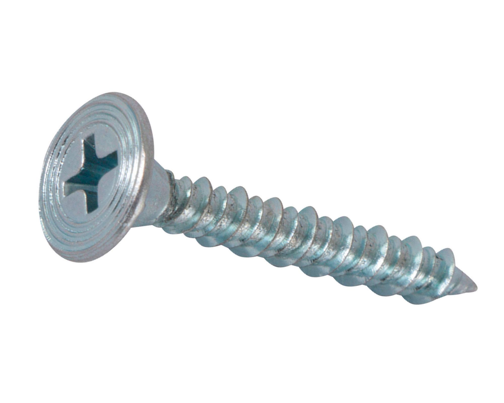 Tornillo autoperforante fibrocemento 10 unidades cromado Imporper-0