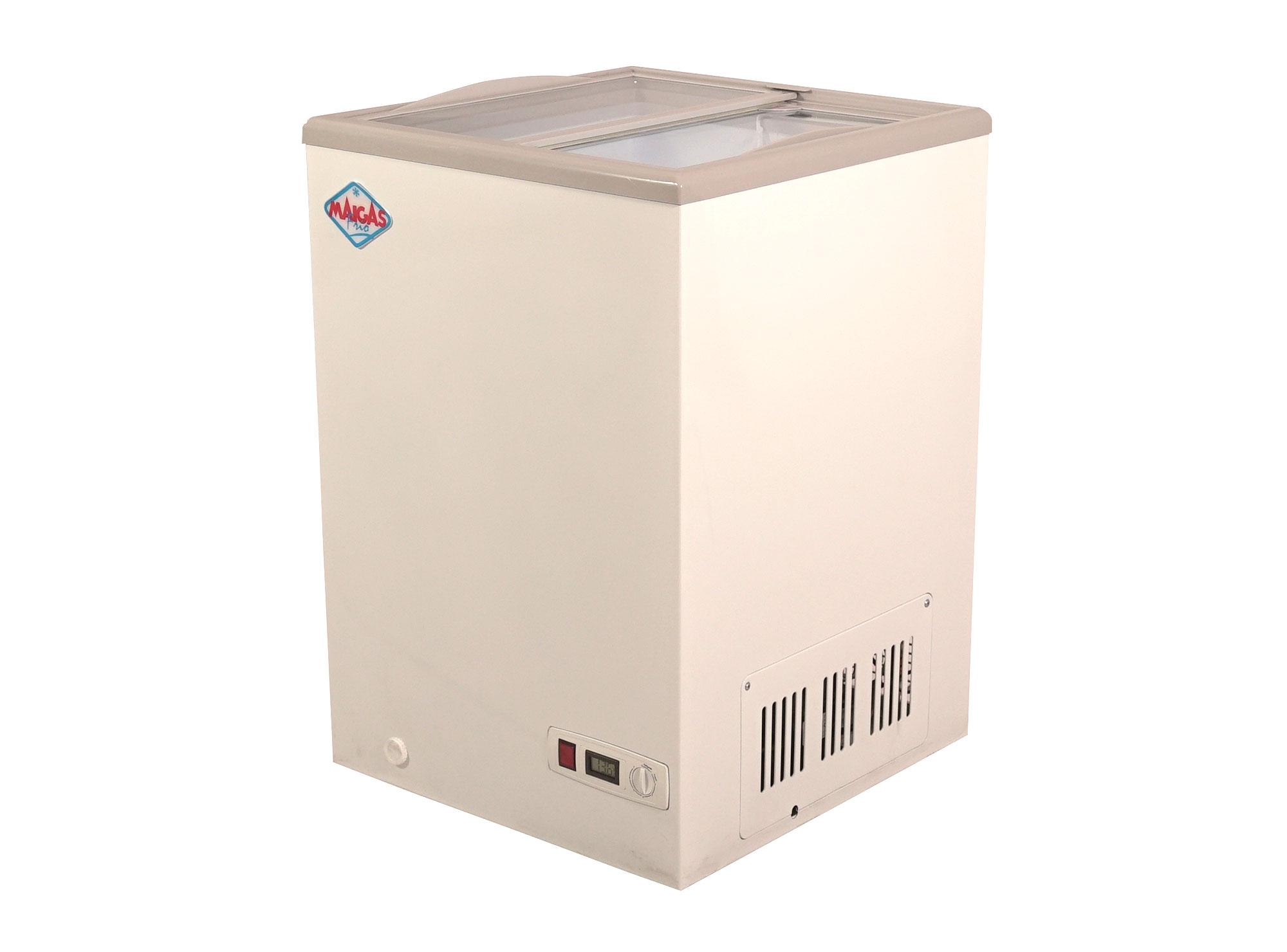 Freezer Horizontal dual 100 litros tapa vidrio SD100 Maigas-1