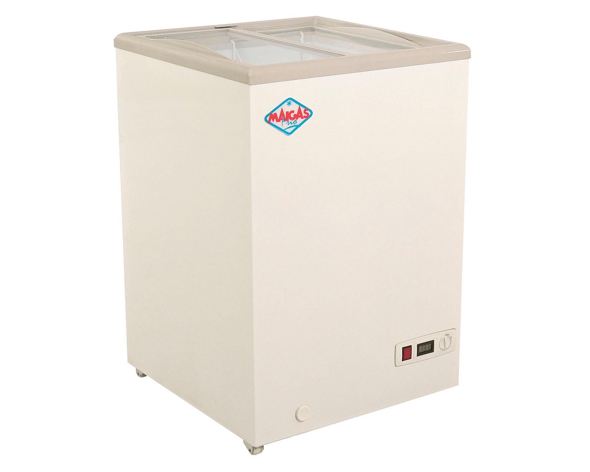 Freezer Horizontal dual 100 litros tapa vidrio SD100 Maigas-0