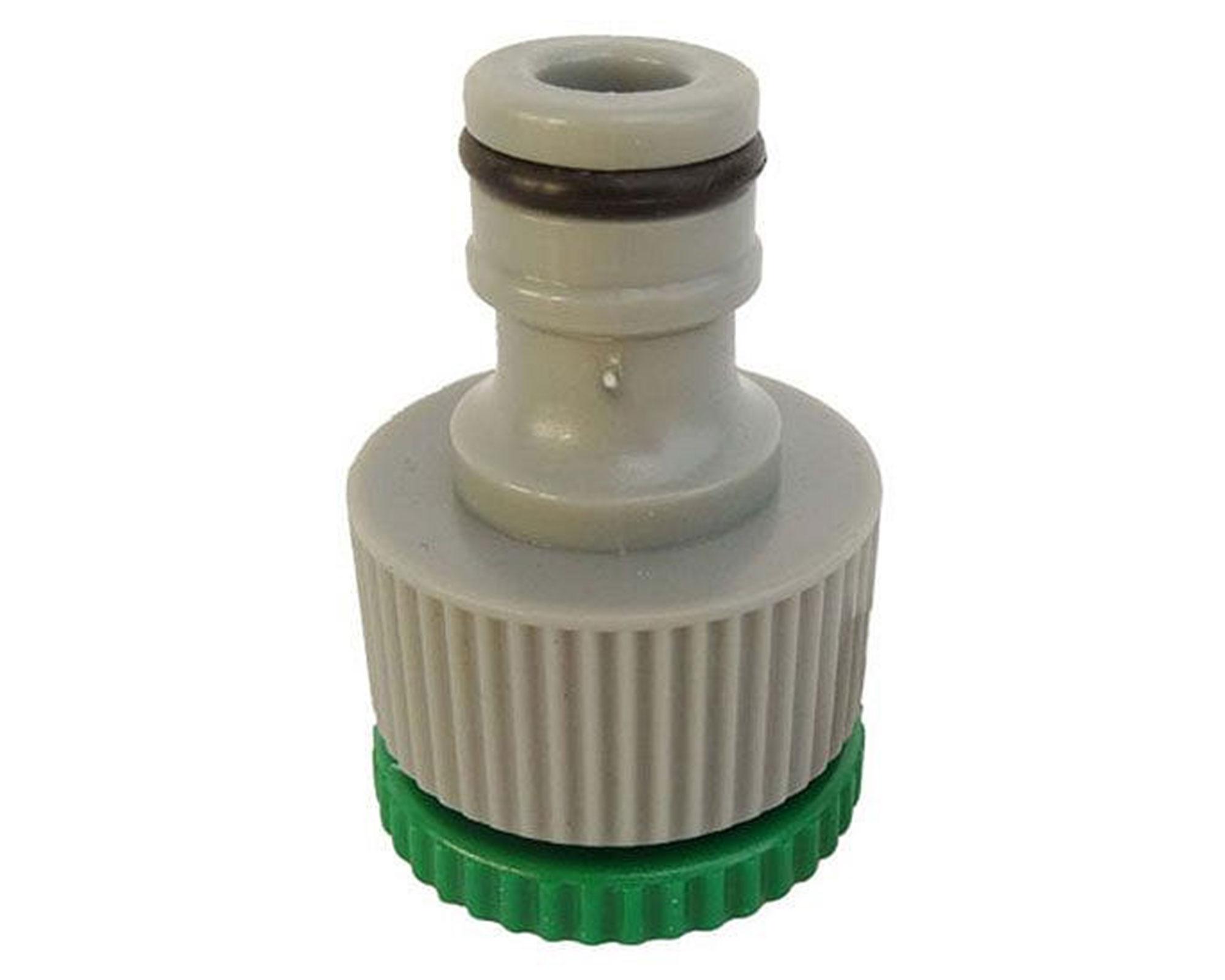 Adaptador 1/2'' y 3/4'' hembra plástico. Roots-0