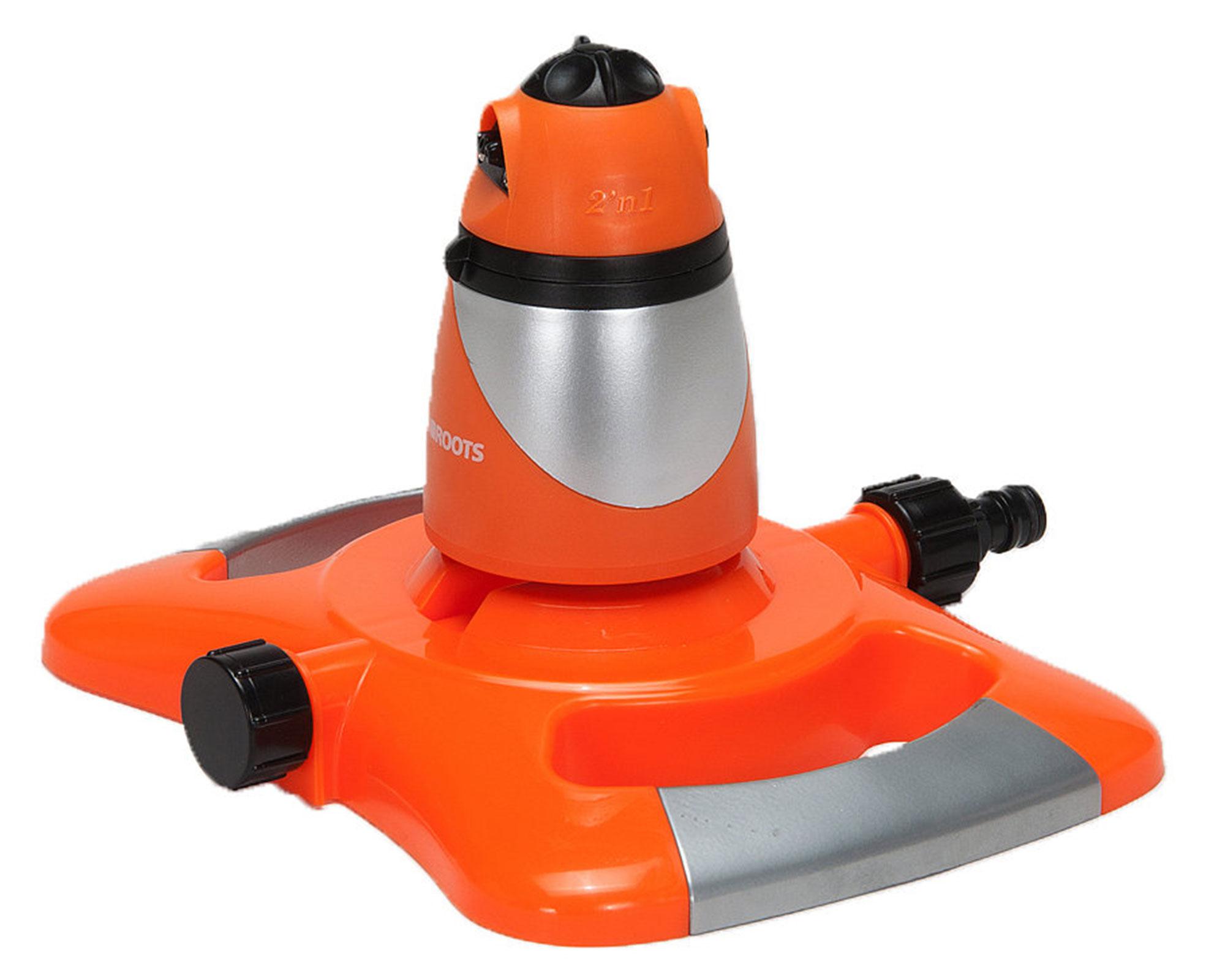 Regador 3 en 1 base bimaterial plástico metal Roots-2