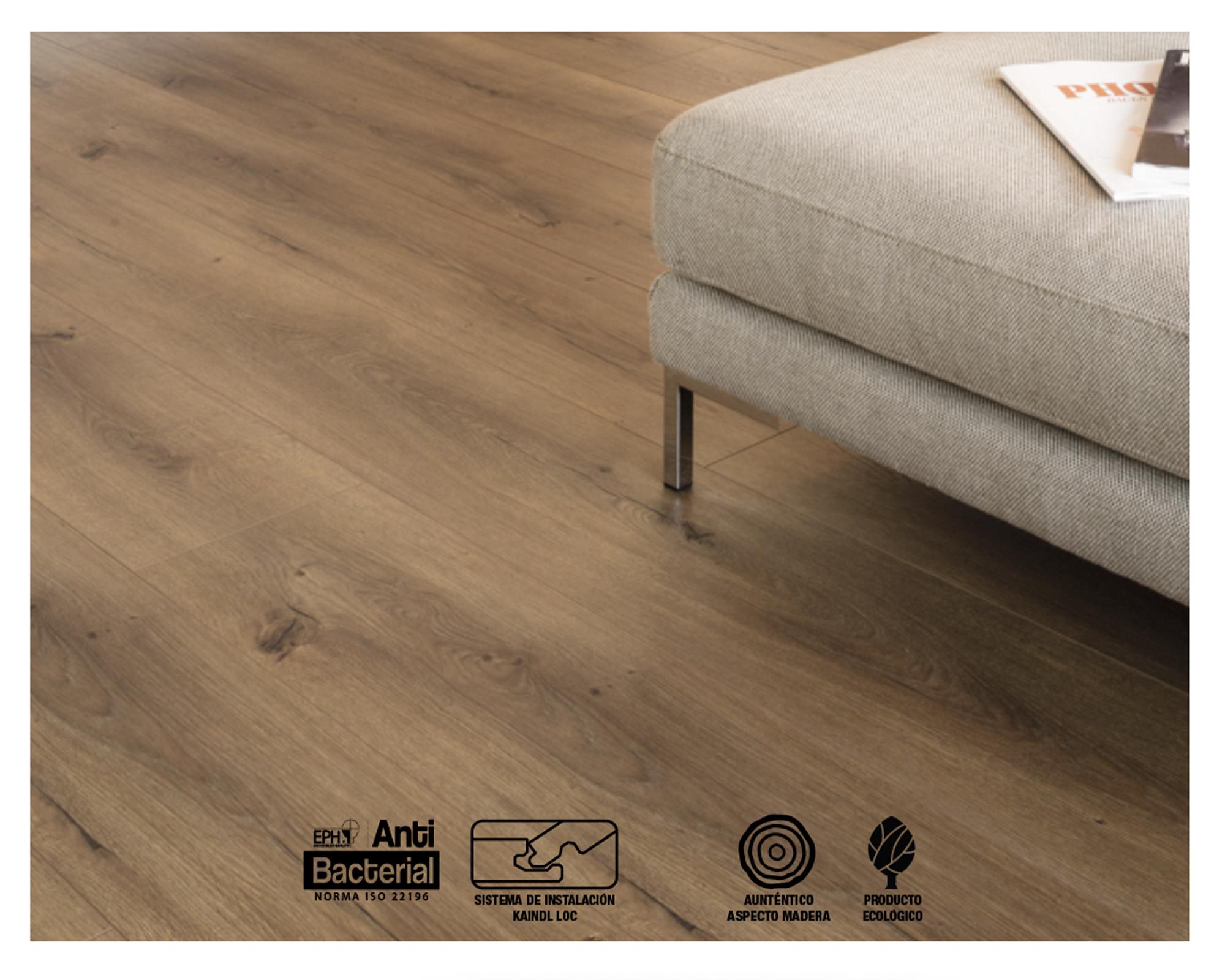 Piso flotante Classic touch roble claro 8 mm 2.40 m2-3