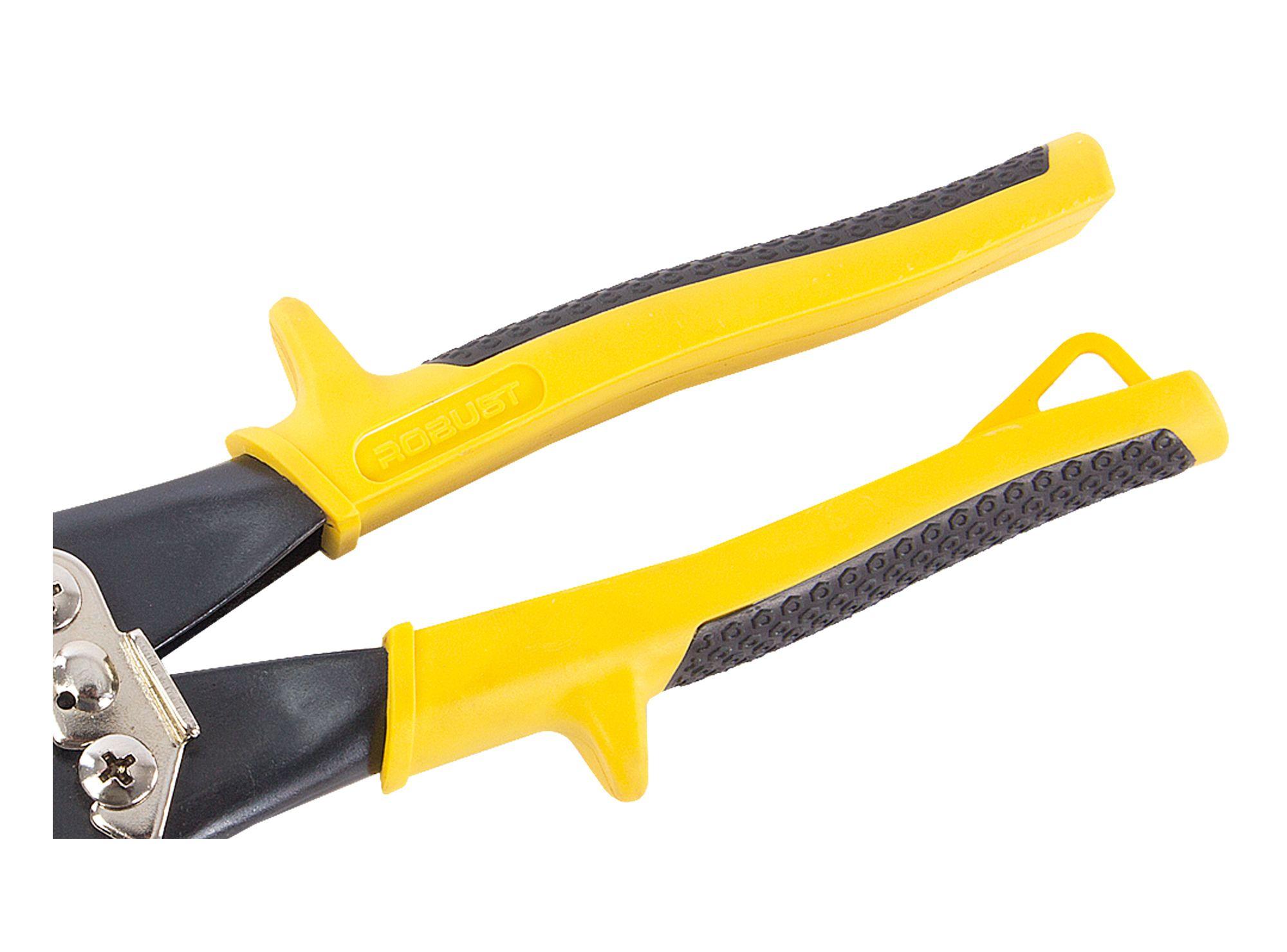 Tijera hojalatera corte recto 10'' Robust-3