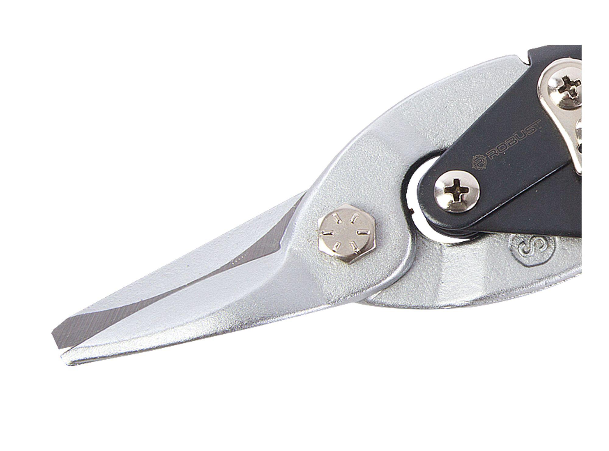Tijera hojalatera corte recto 10'' Robust-2