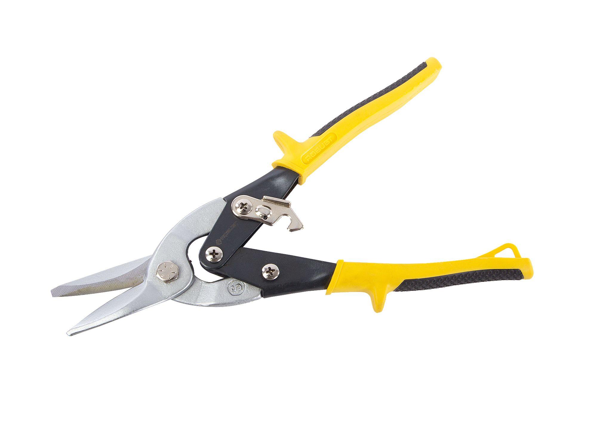 Tijera hojalatera corte recto 10'' Robust-4