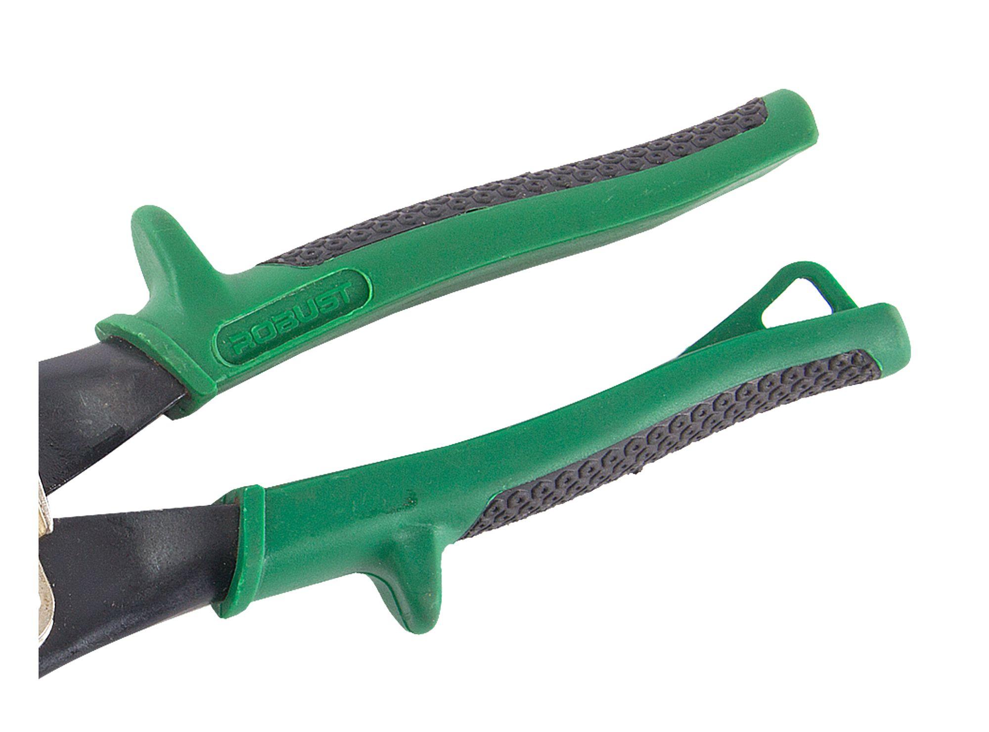 Tijera hojalatera corte derecho 10'' Robust-3