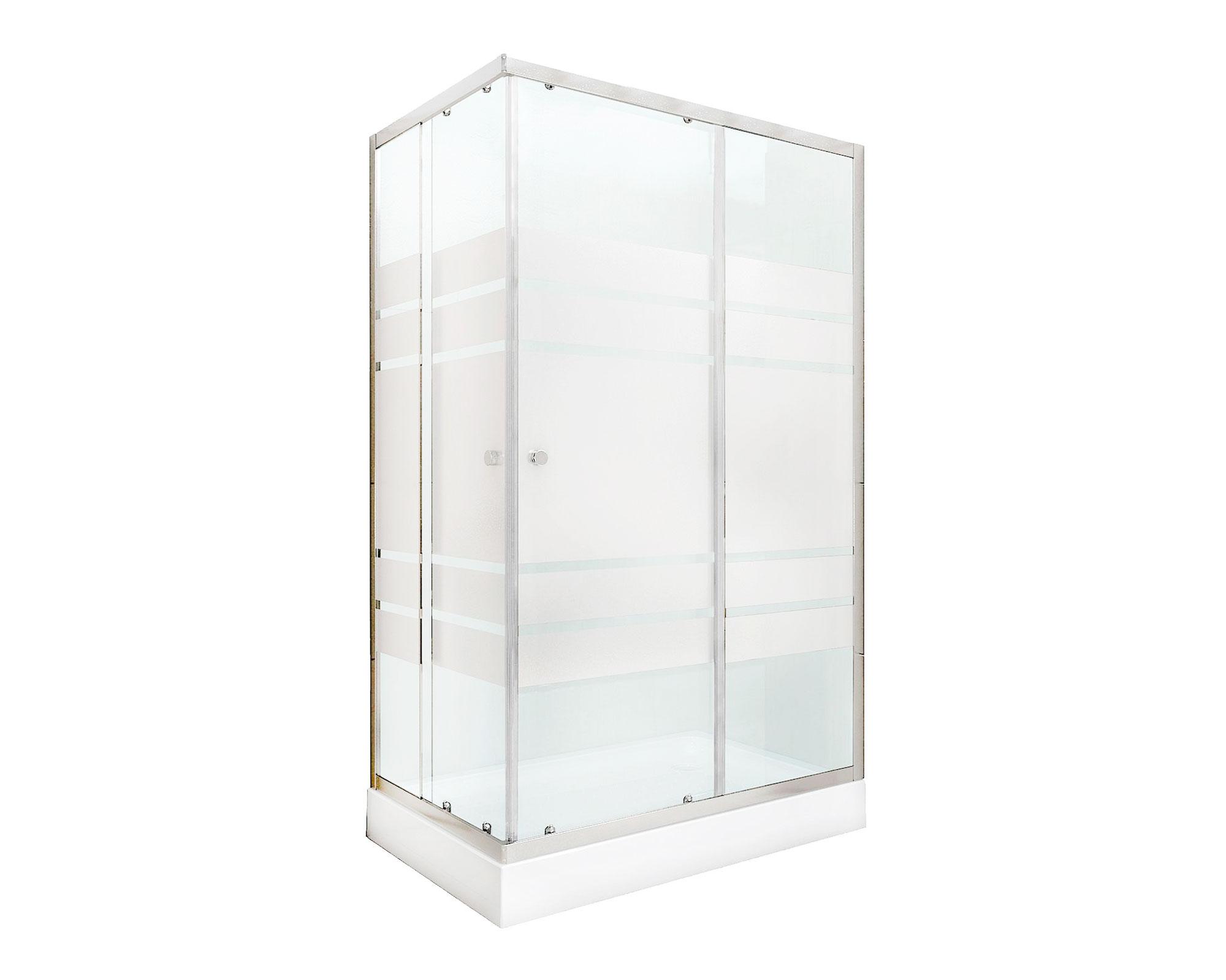 Shower 120x200x80 cm franjas transparente Vessanti-0