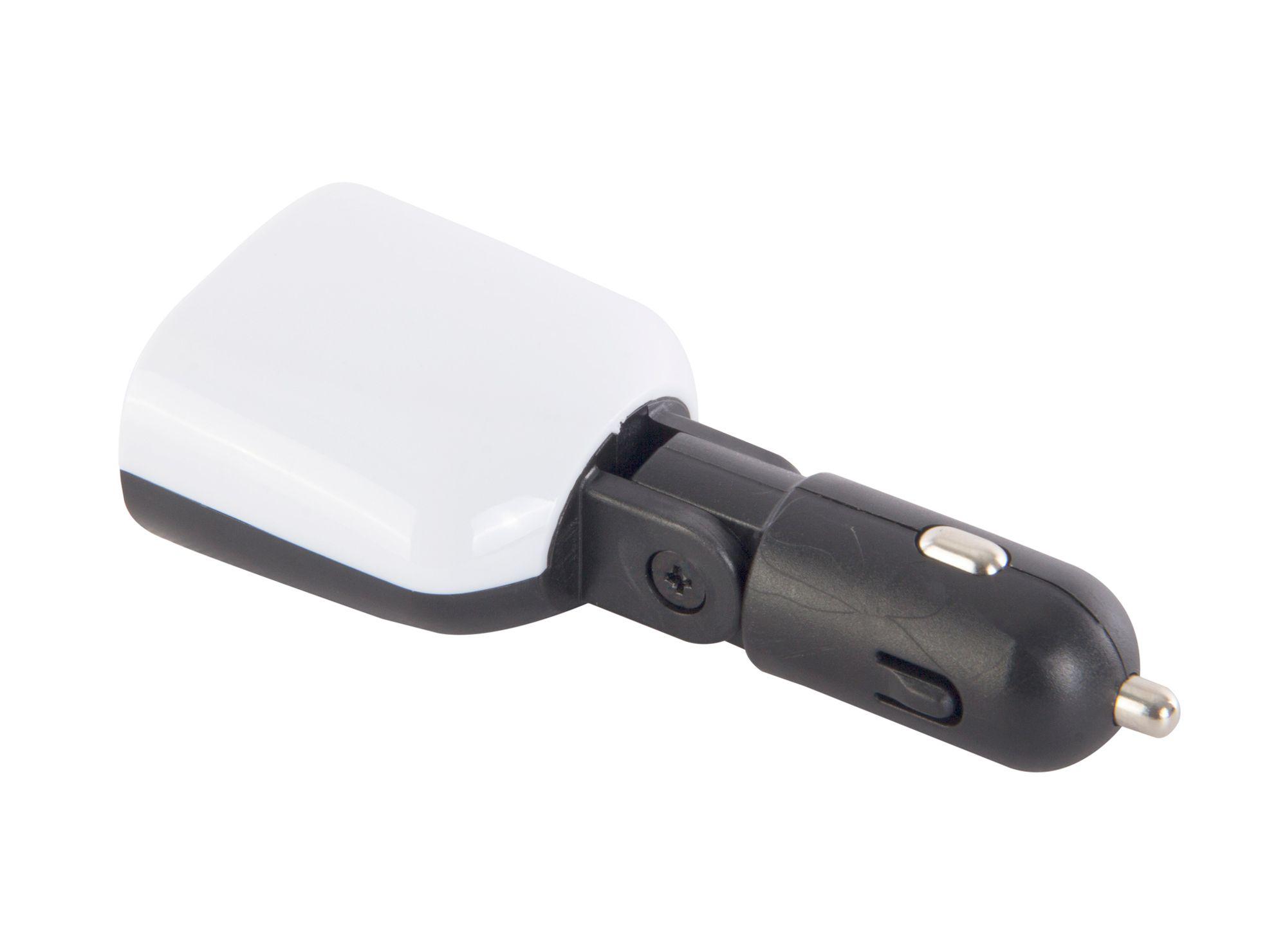 Cargador 2 puertos USB negro Datrak-2