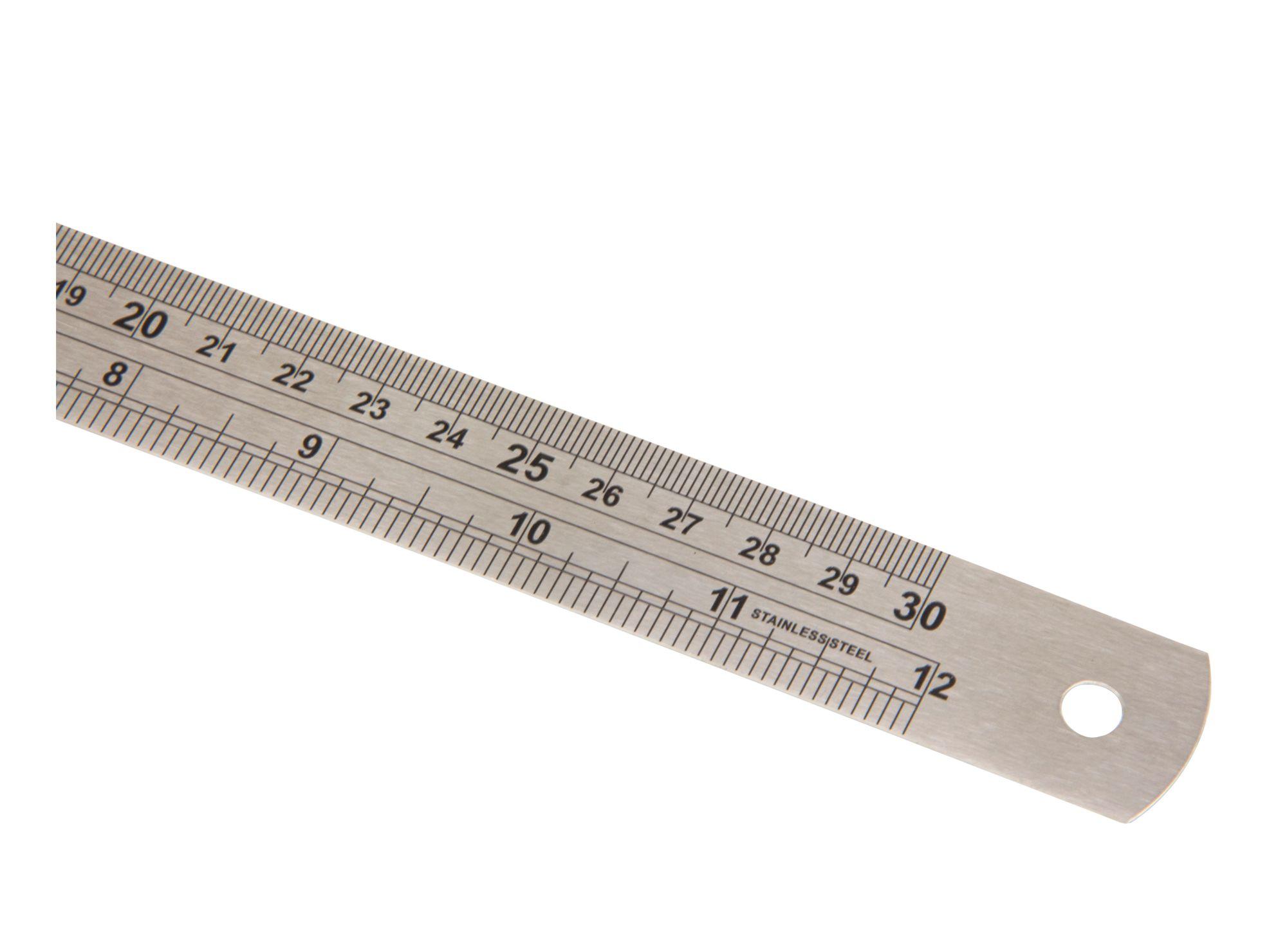 Regla metálica 30cm RU045-N Robust-1