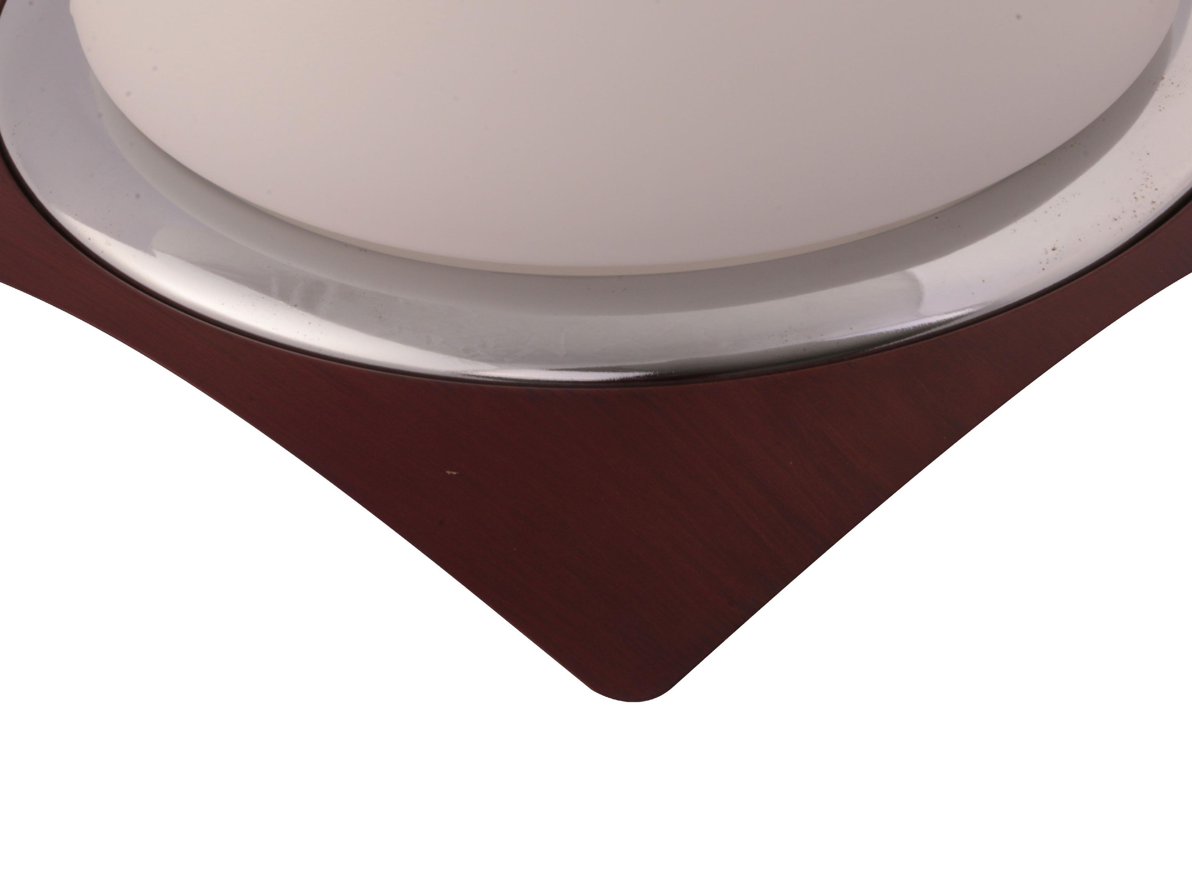Plafón 2L E27x2 clásico madera Abitare-1