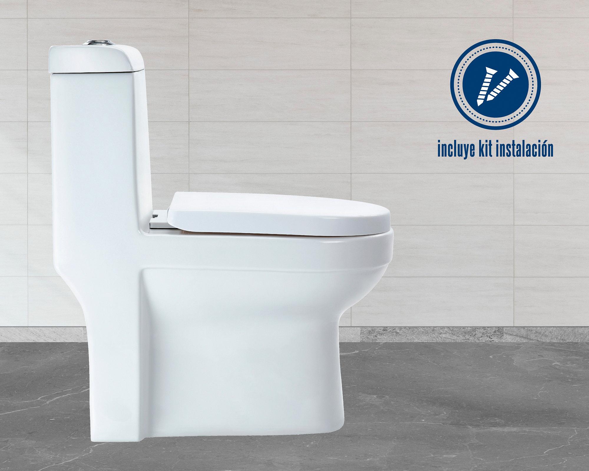 One piece 30 cm Dual flush asiento cierre suave Cala Vessanti-7