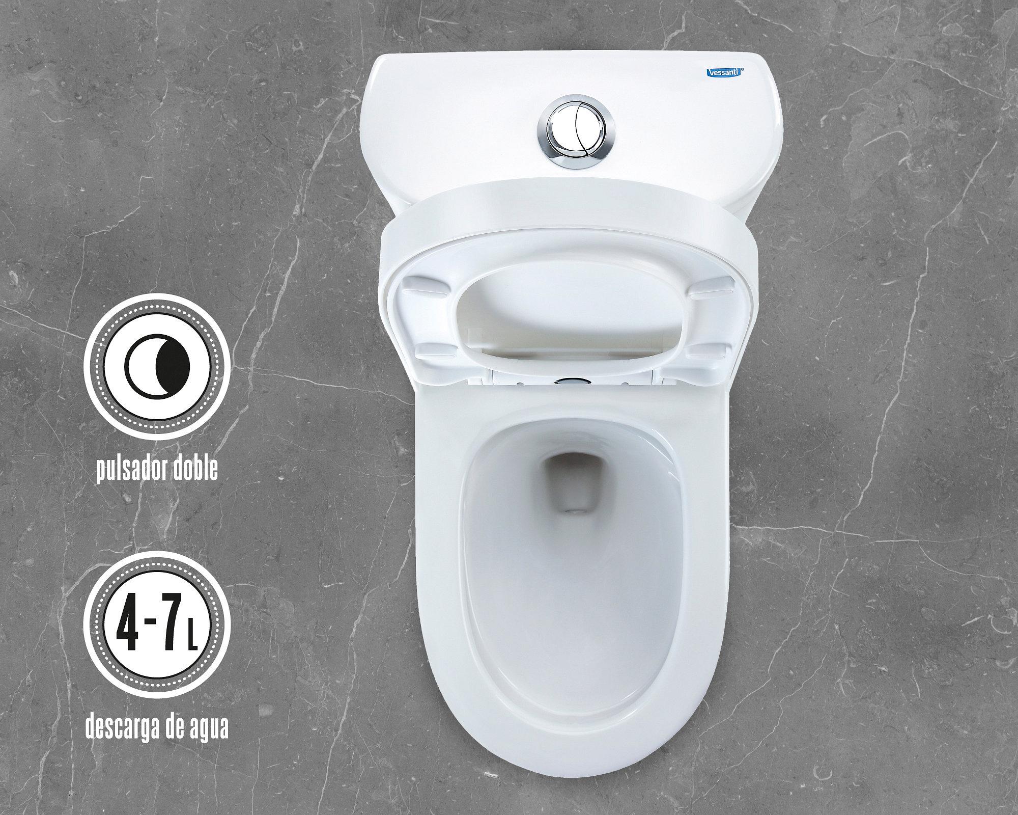 One piece 30 cm Dual flush Atenas Vessanti-5
