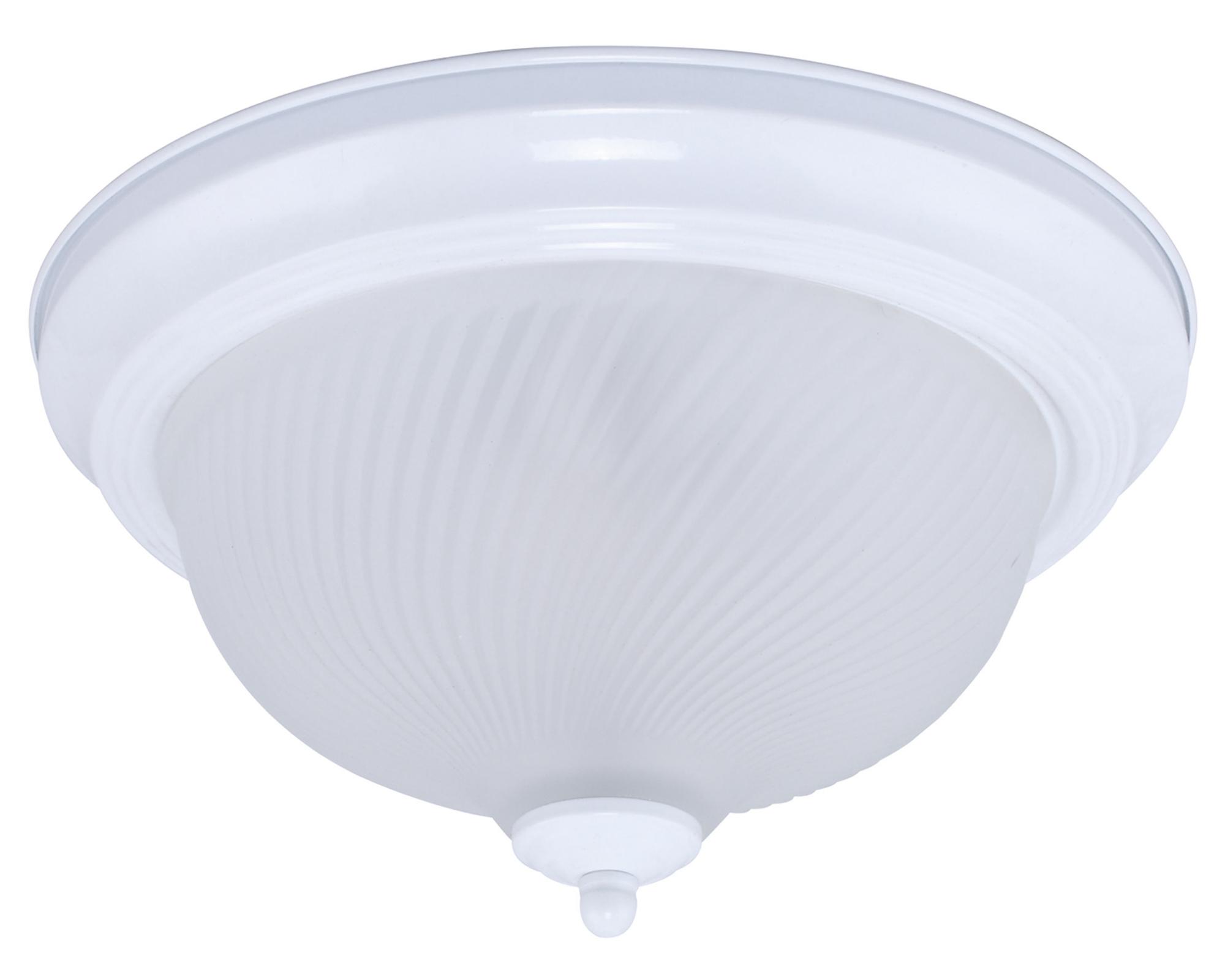 Plafón 2L 60W E27 blanco Abitare-0