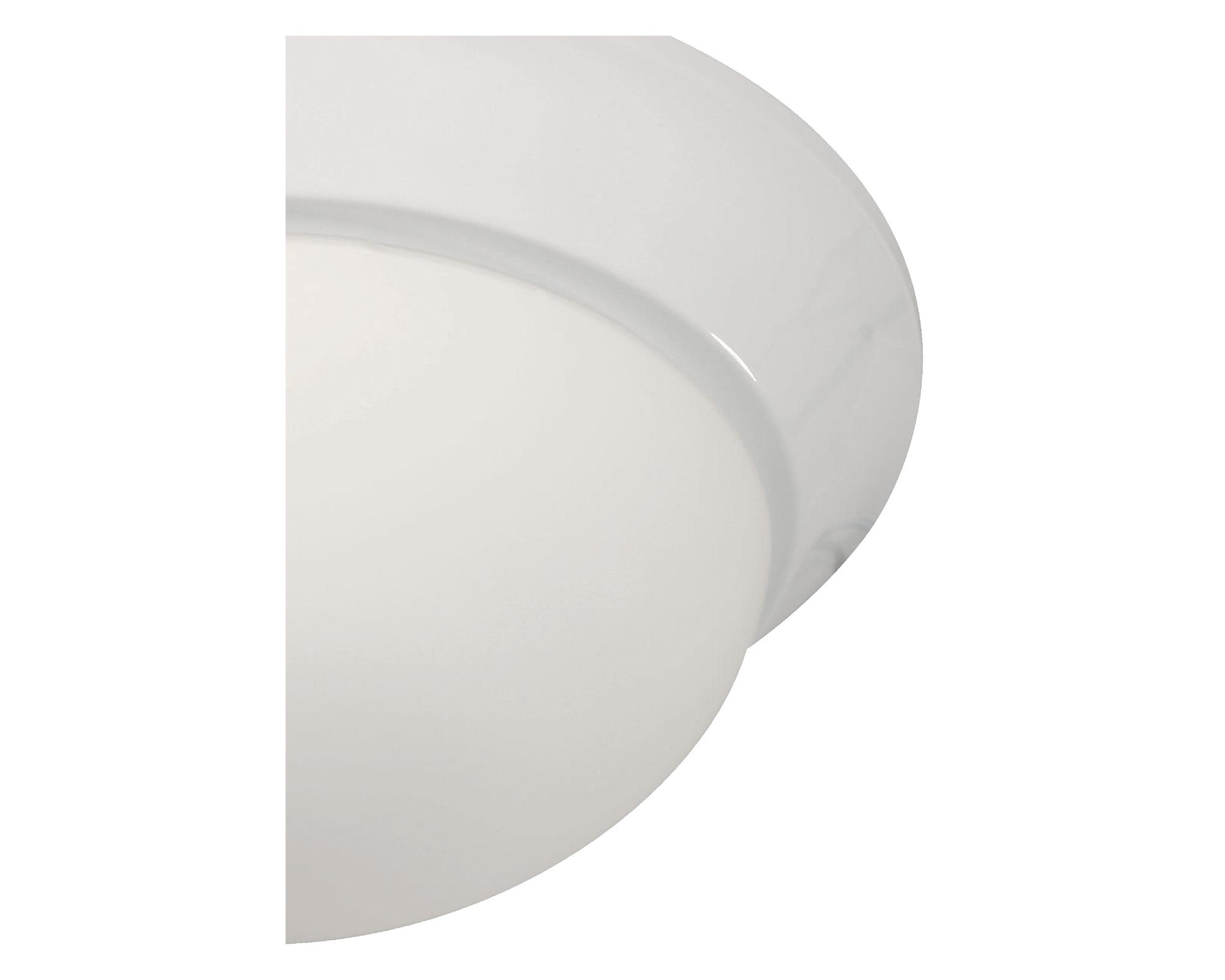 Plafón 1L E27 blanco Abitare-1