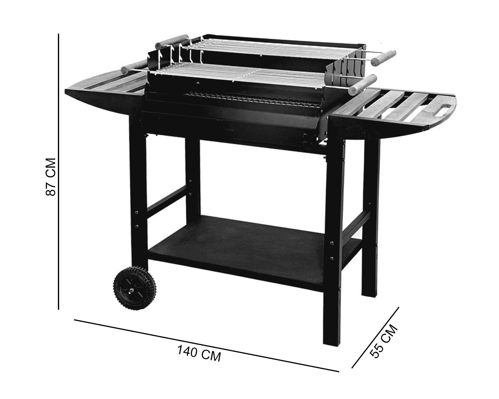 Parrilla carbón doble grill Beef Maker-3
