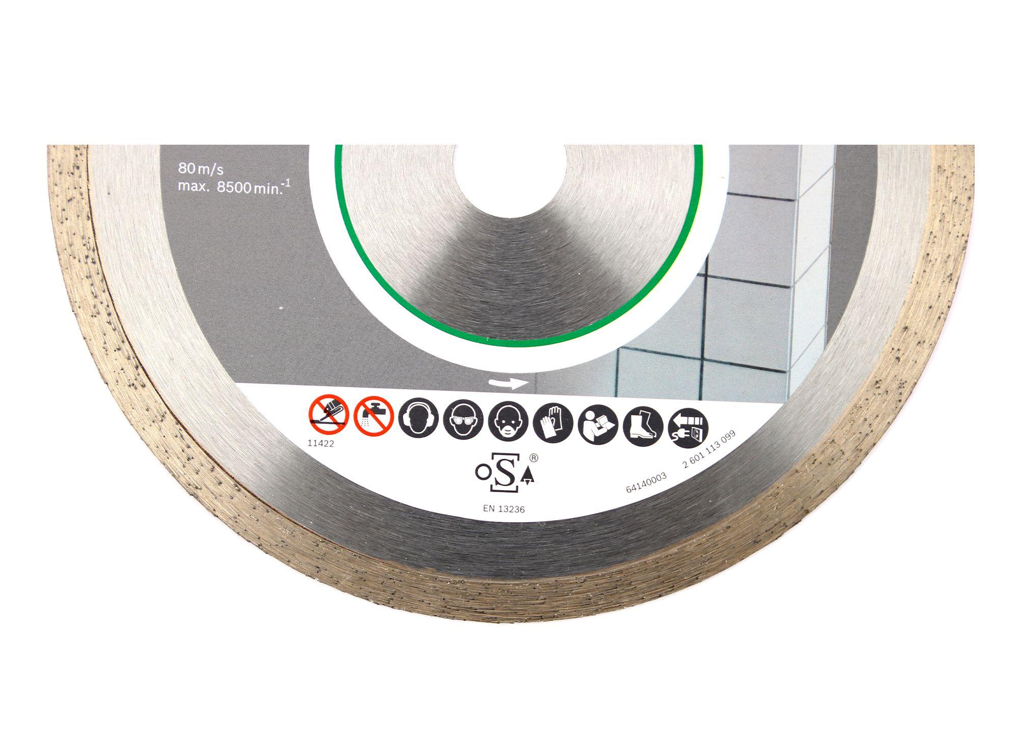 Disco diamantado 7'' Ceramic Bosch-3