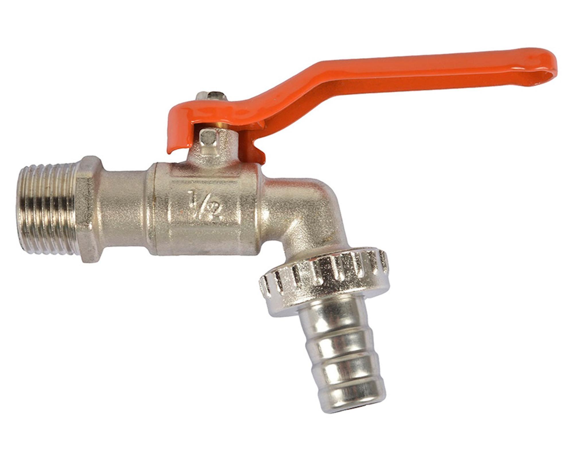 Llave bola jardín lavadero cromo-0