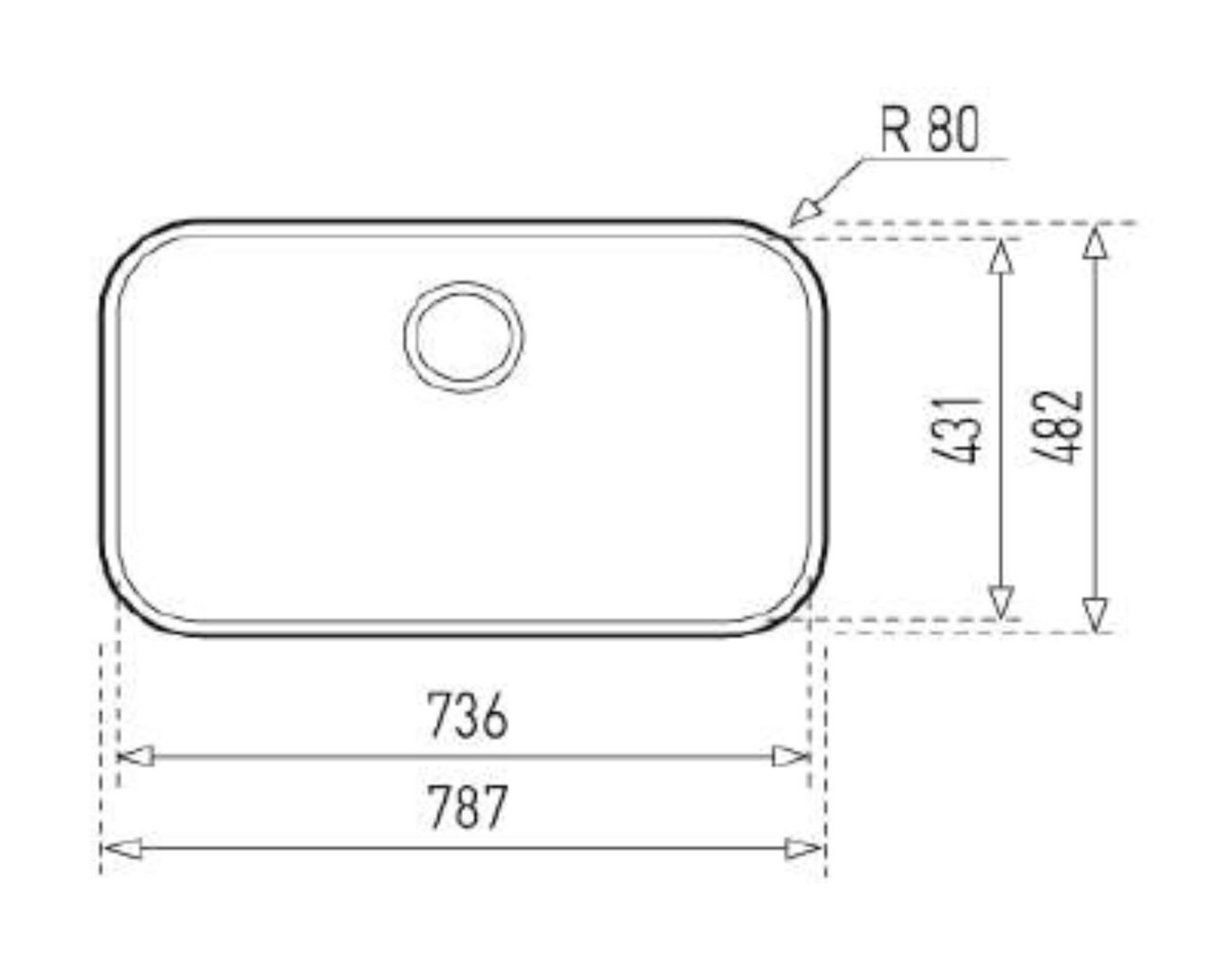 Lavaplatos Be 74.43 inox 20x78.7x48.2 cm-3
