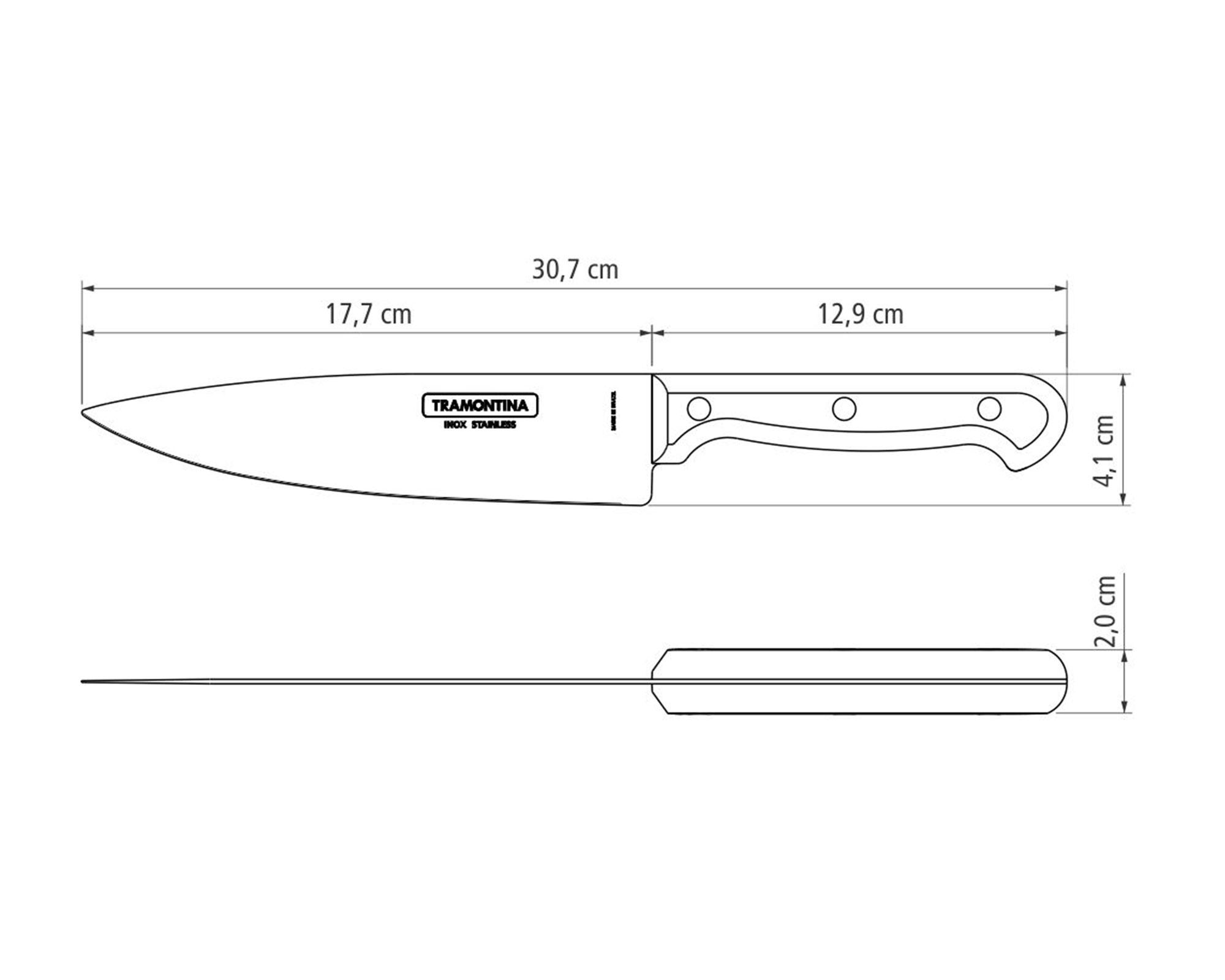 Cuchillo carne 7'' Ultracorte Tramontina-2