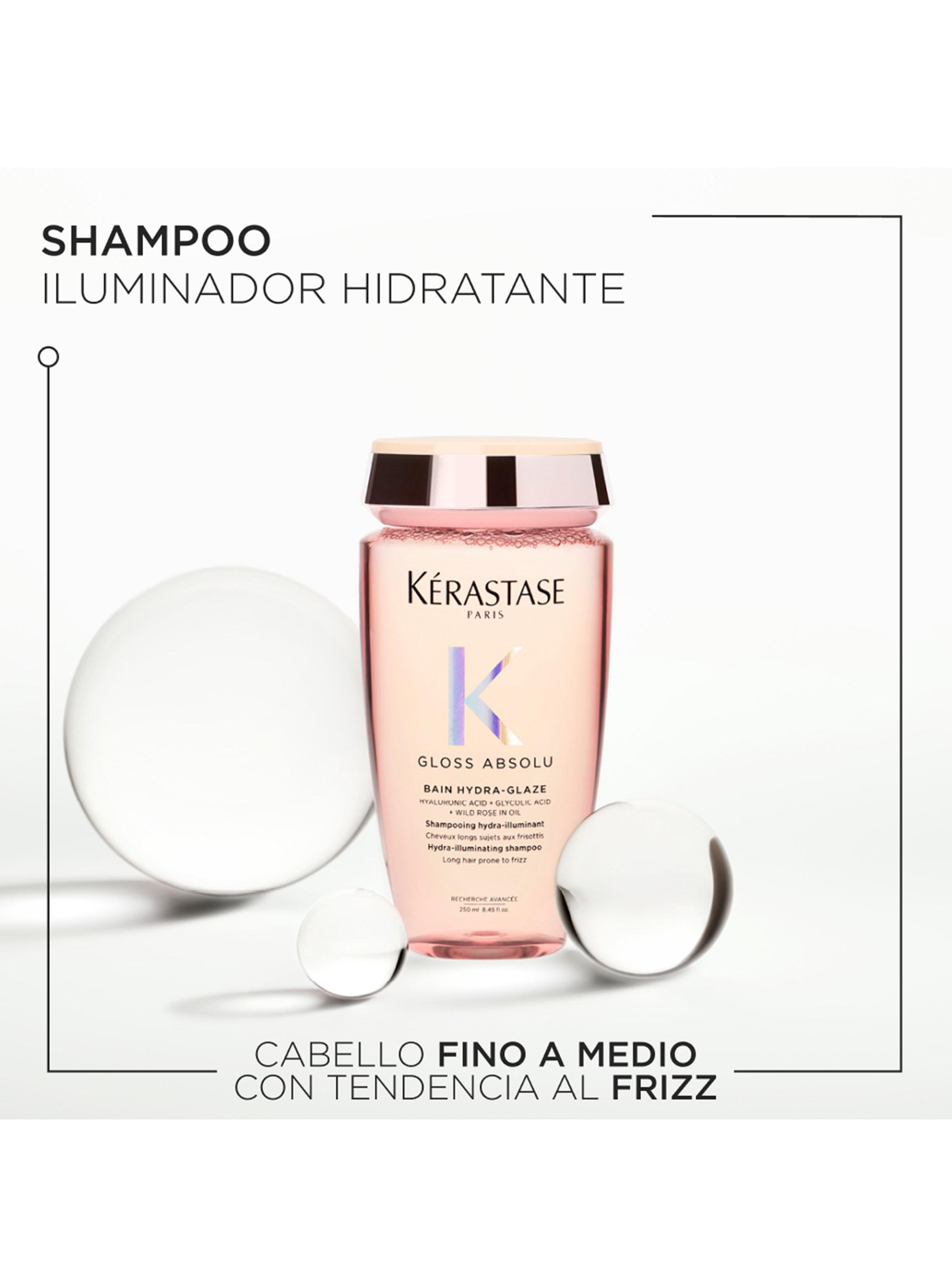 Shampoo Efecto Gloss Cabello con Tendencia al Frizz Gloss Absolu Bain Hydra-Glaze 250ml-2