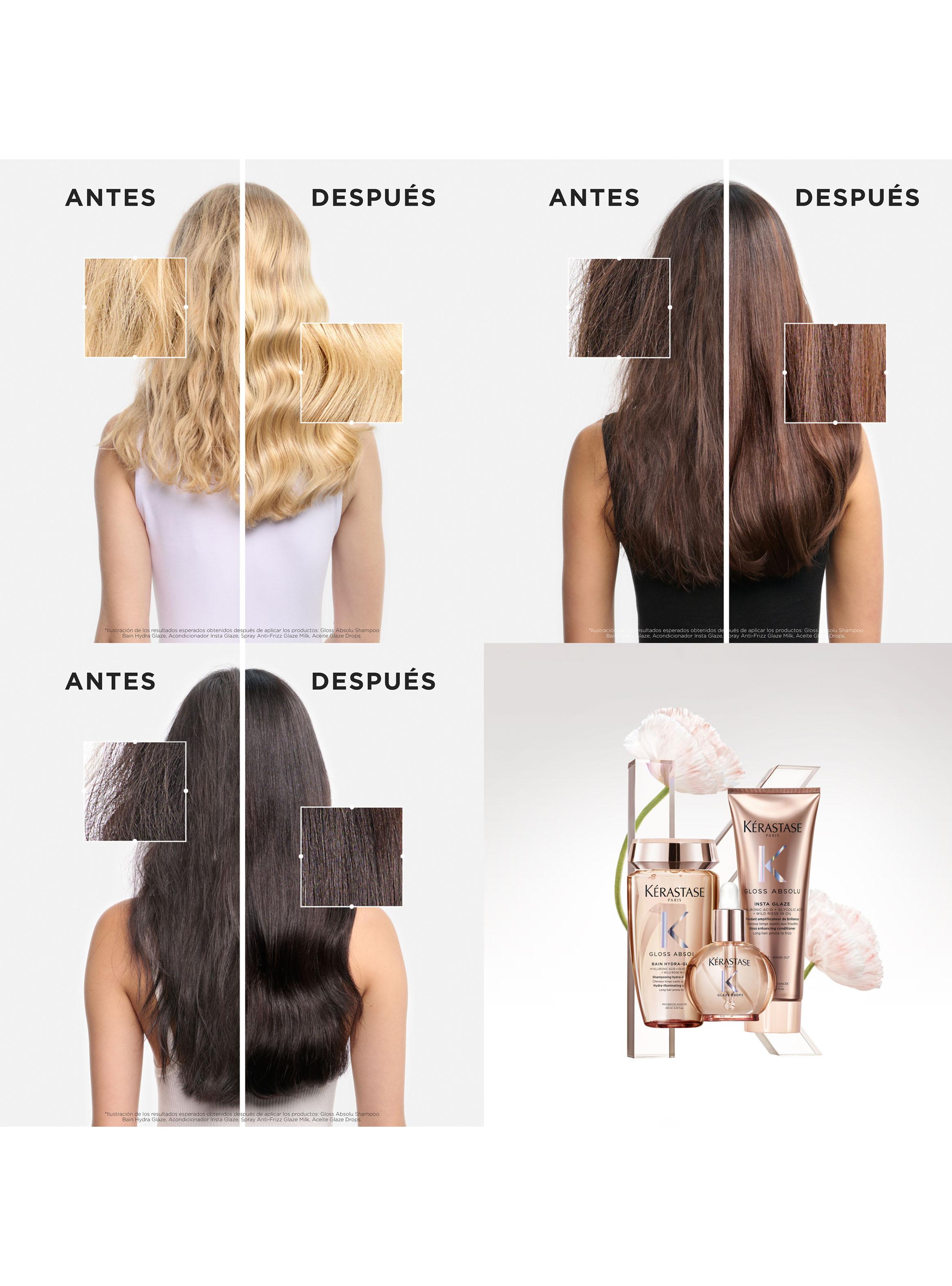 Spray Efecto Gloss Cabello con Tendencia al Frizz Gloss Absolu Anti-Frizz Glaze Milk 190ml-4