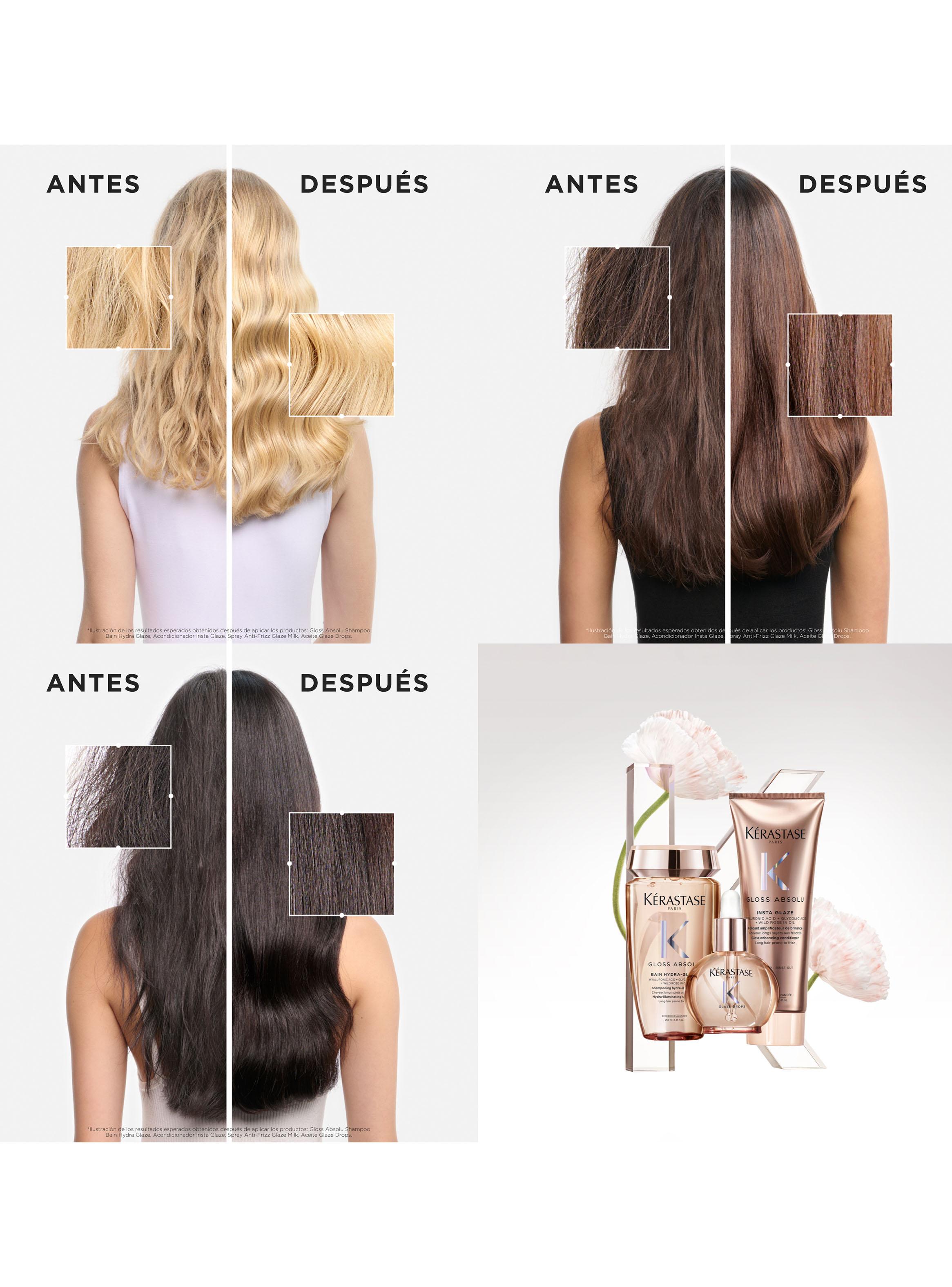 Spray Efecto Gloss Cabello con Tendencia al Frizz Gloss Absolu Anti-Frizz Glaze Milk 45ml-4