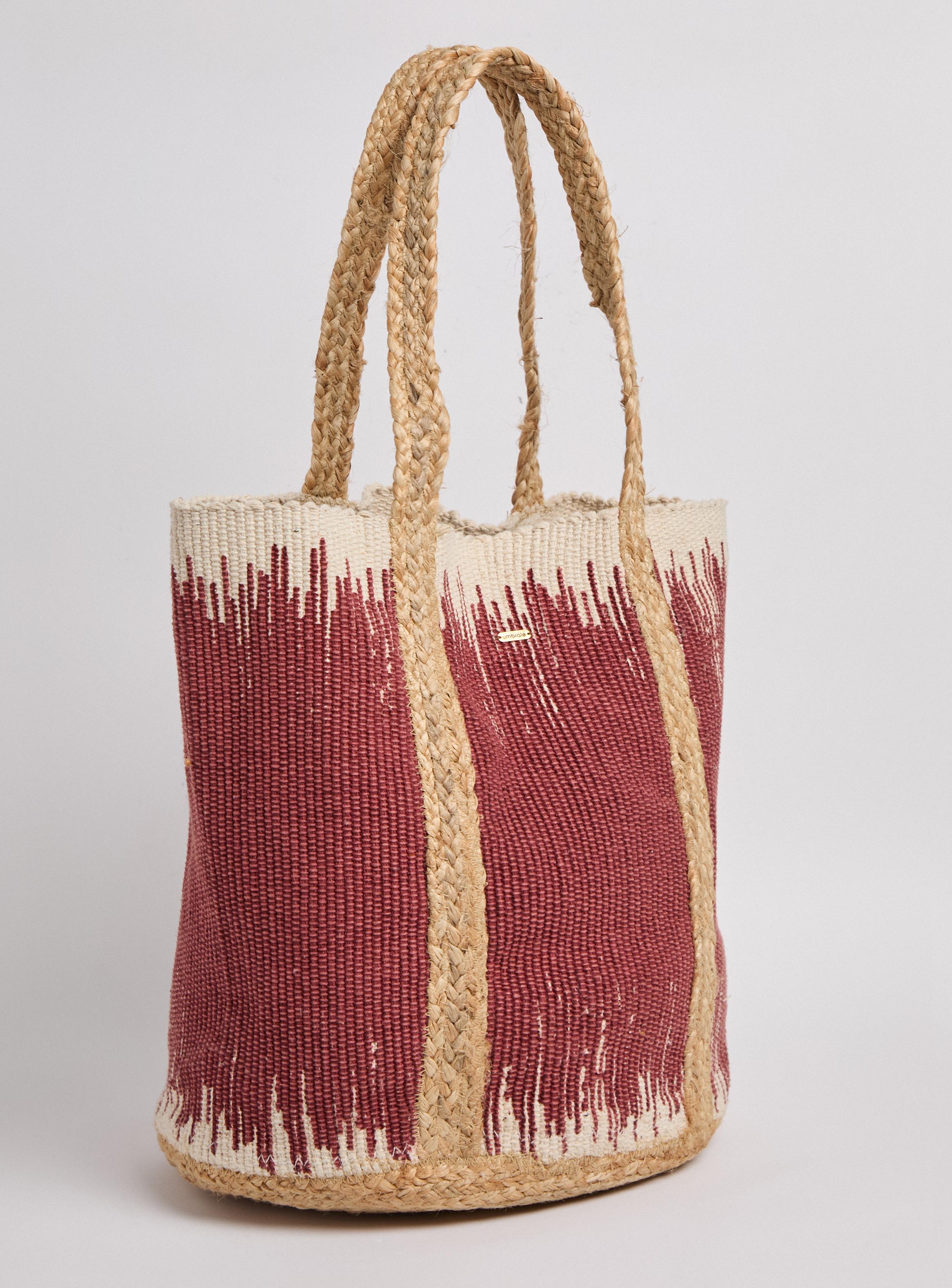 Cartera Verano Raffia con Color-3