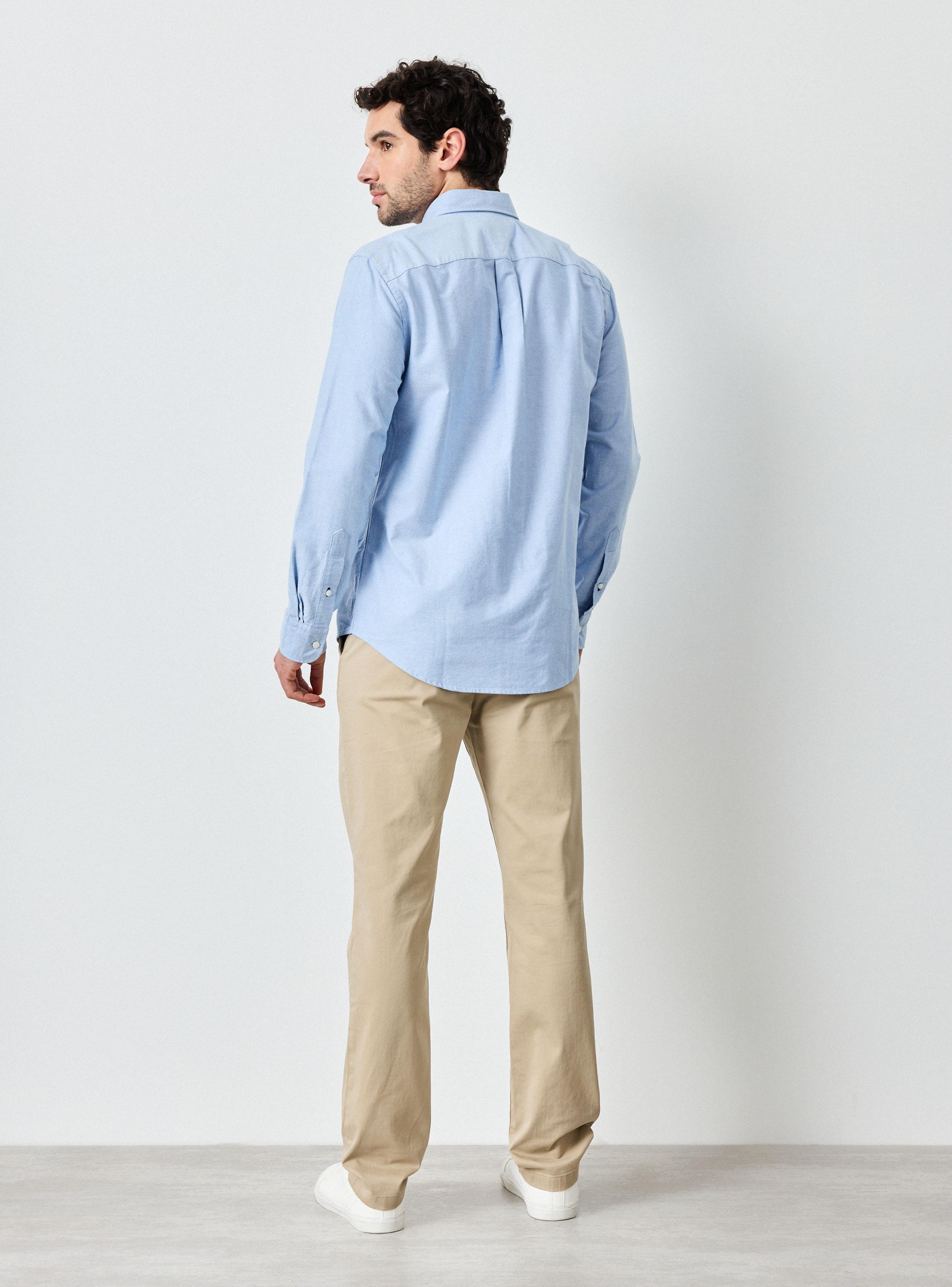 Camisa Logo Bordado Mini TH Regular Fit-5