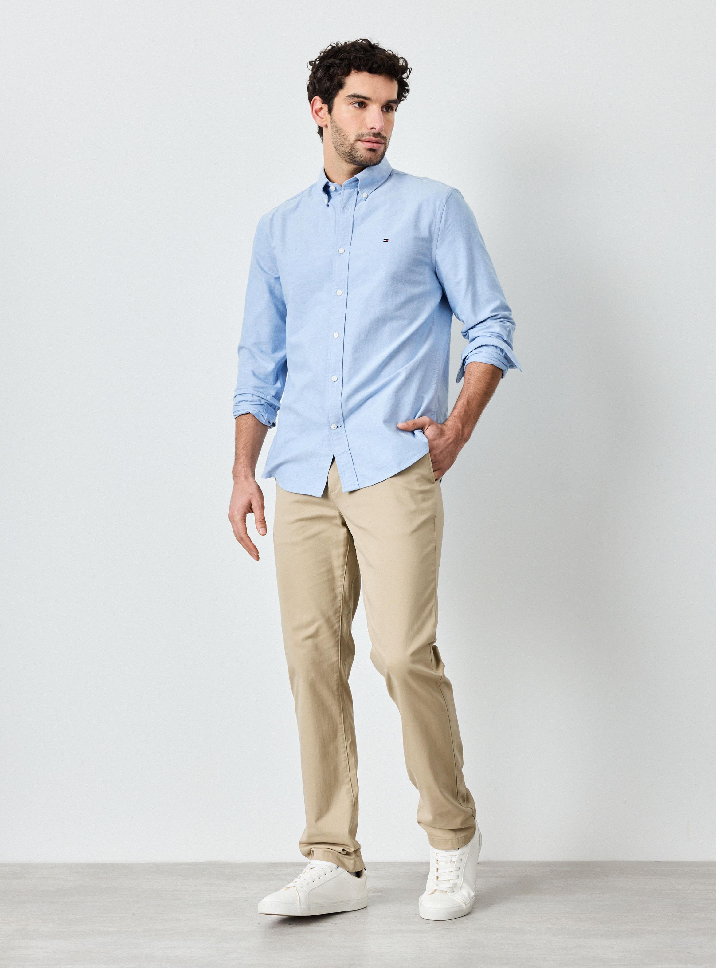 Camisa Logo Bordado Mini TH Regular Fit-4