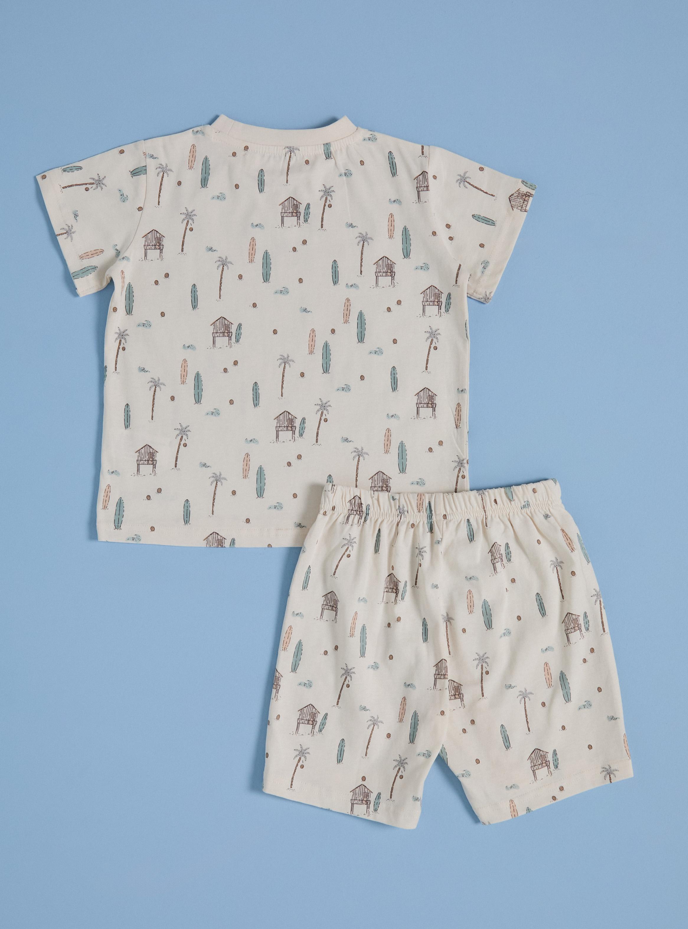 Pijama Corto Estampado Niño-1