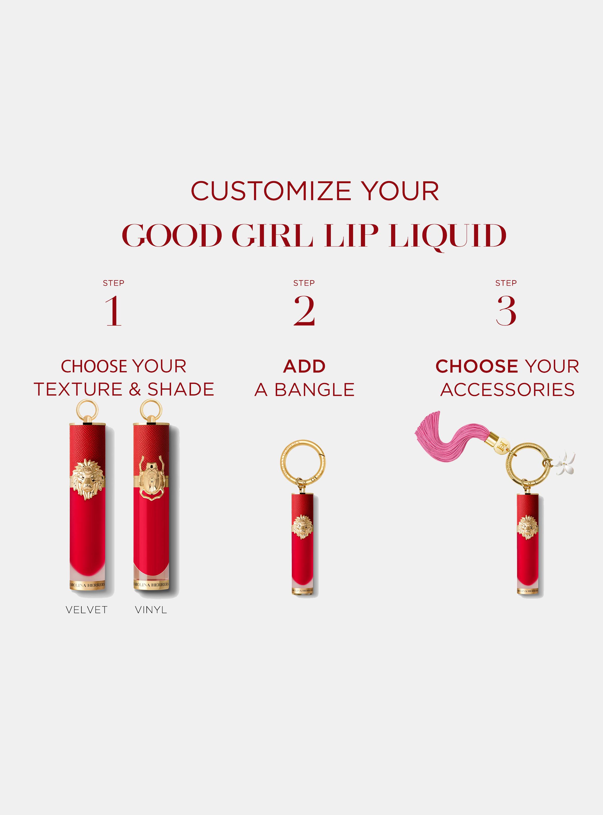 Lipstick Good Girl Liquid  Vinyl Carolina Herrera 270 Stronger Better Pink-1
