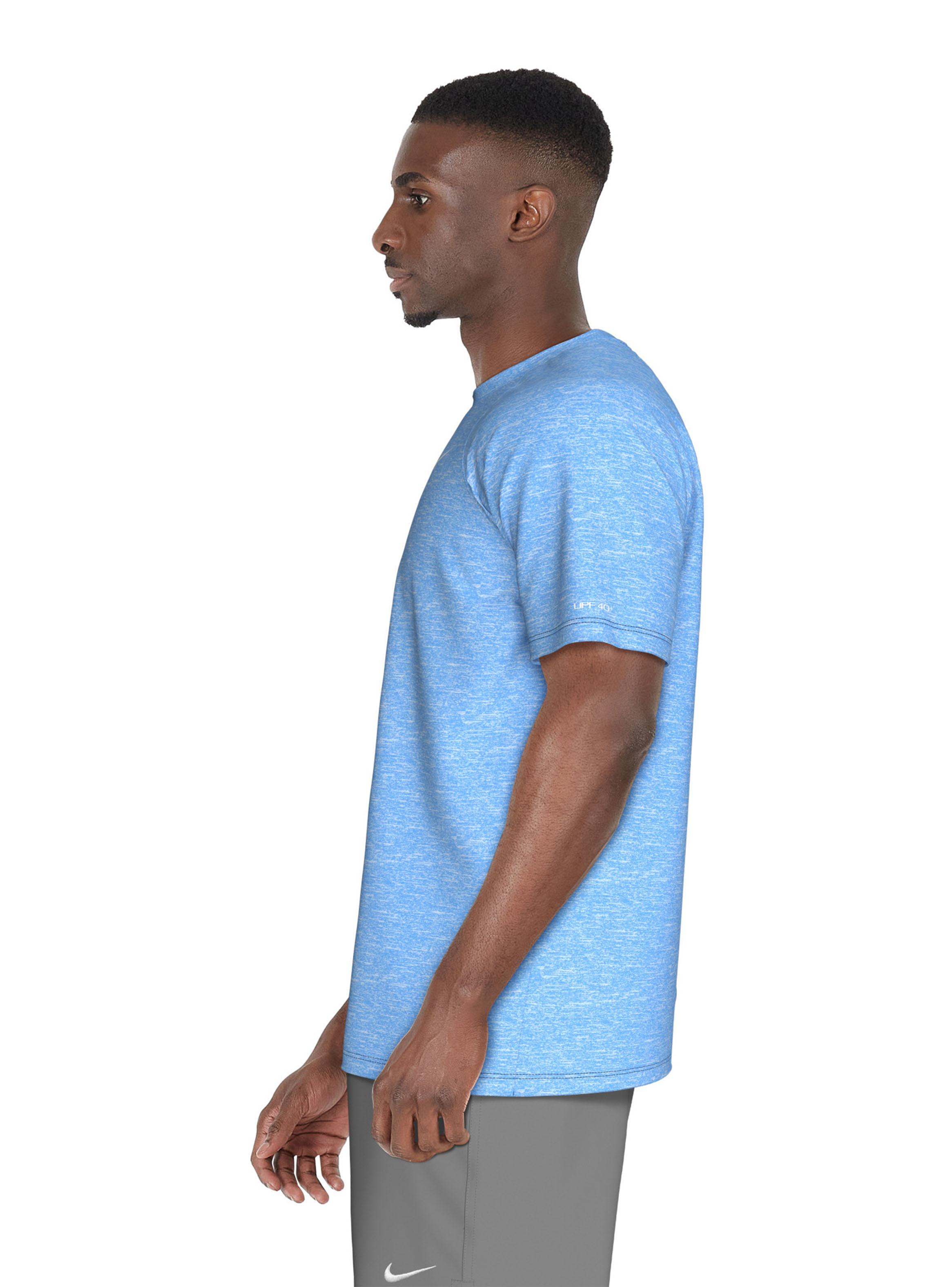 Polera Heathered Manga Corta Hydroguard-2
