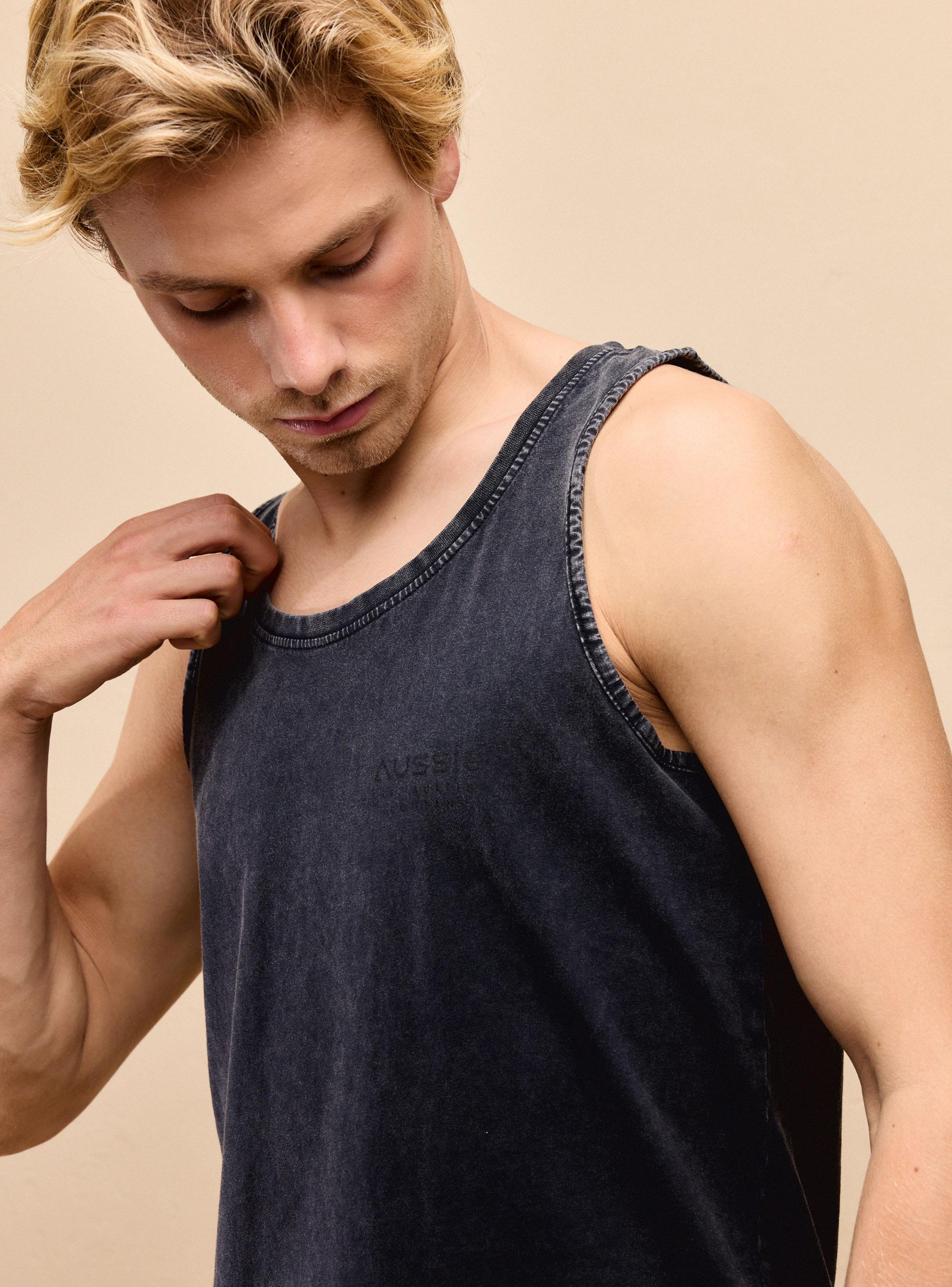 Polera sin Mangas con Lavado-2