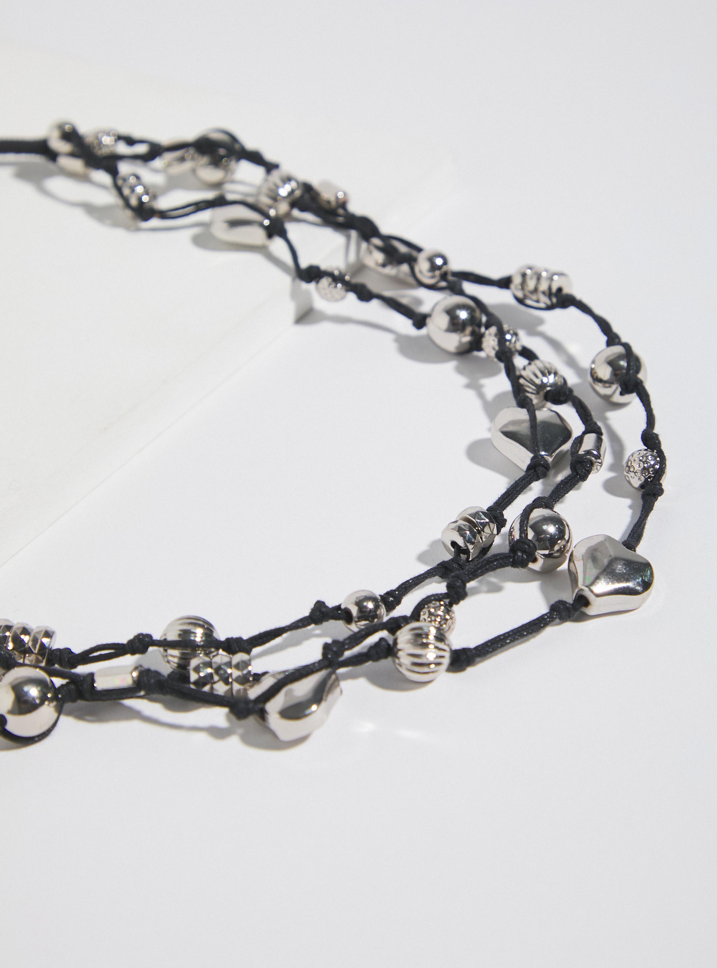 Collar Charms Metálicos Silver-3