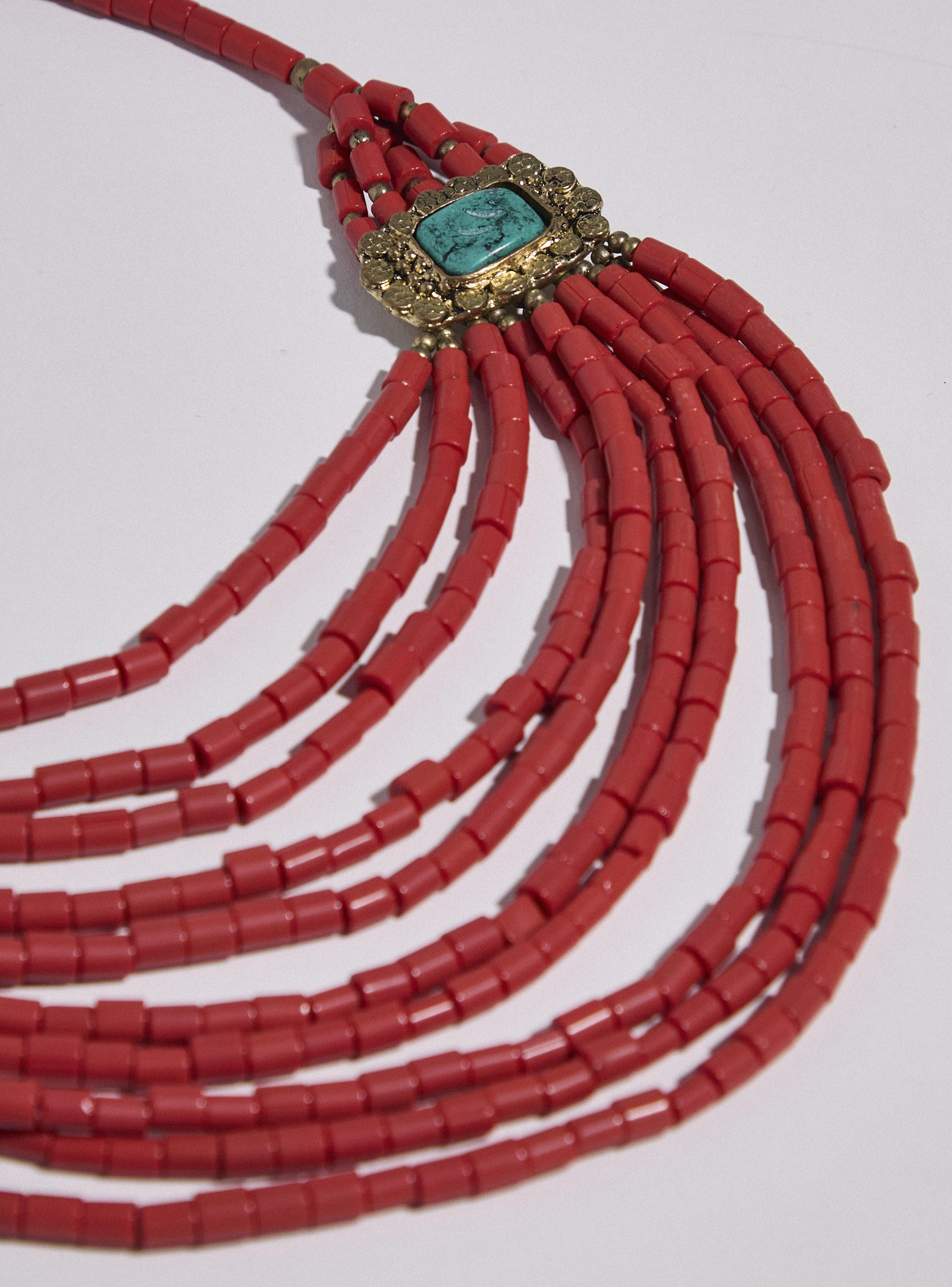 Collar Tipo Africano de Mostacillas-3