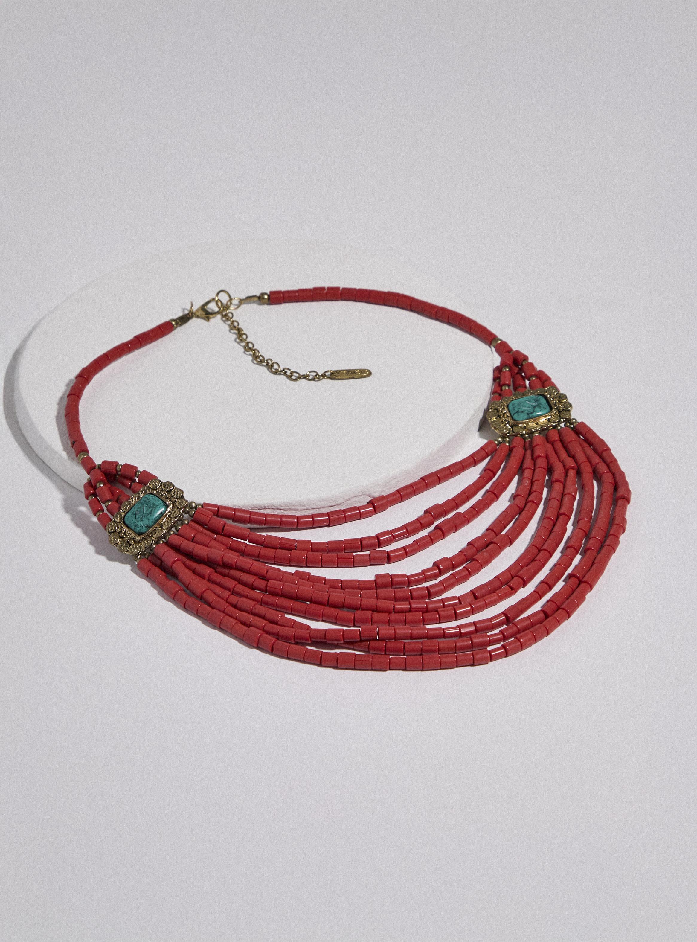 Collar Tipo Africano de Mostacillas-2