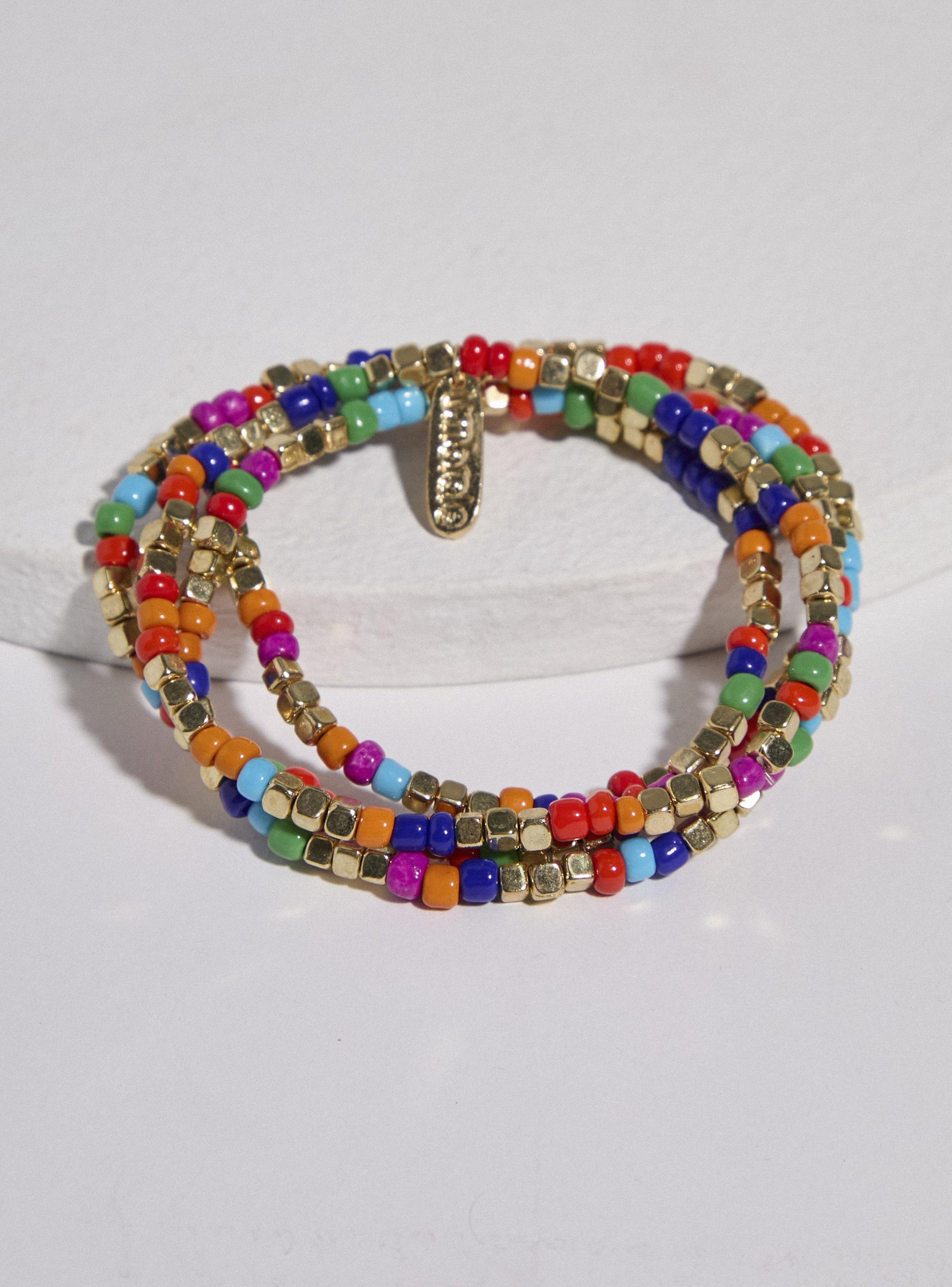 Pulsera Pack 4 Mostacillas Mix Colores-2