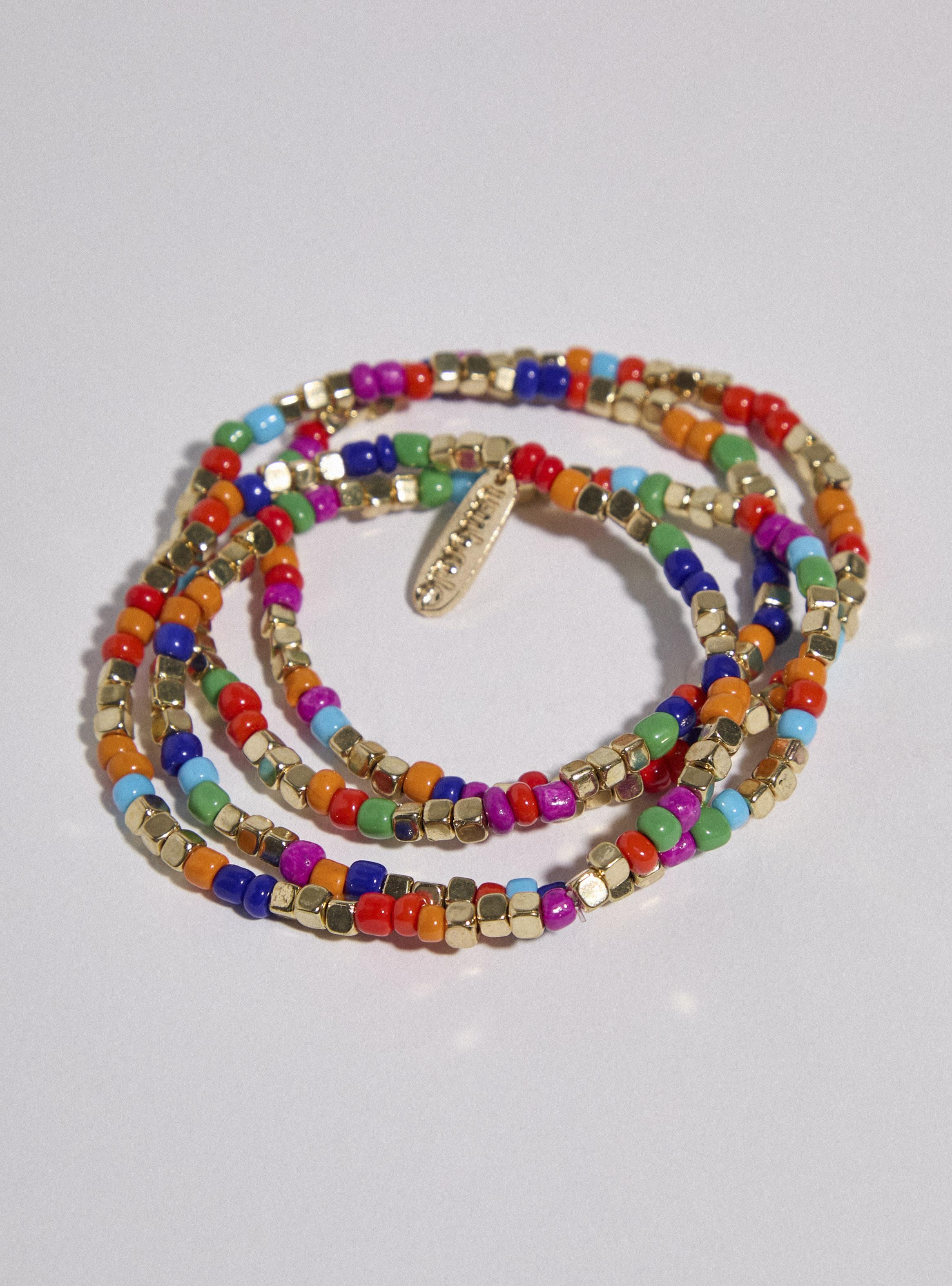 Pulsera Pack 4 Mostacillas Mix Colores-3
