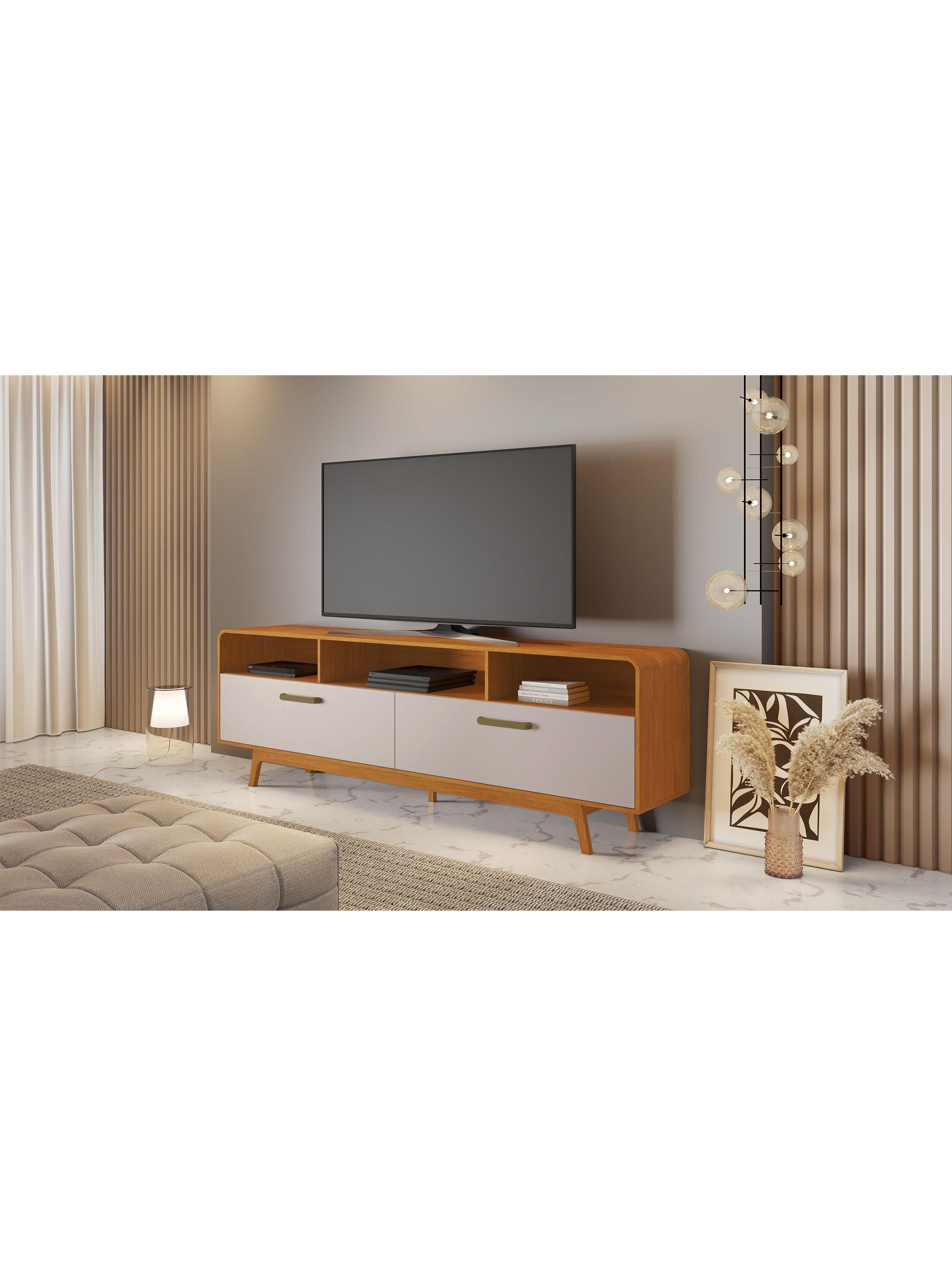 Rack TV Cristal 70" 2 Puertas-3