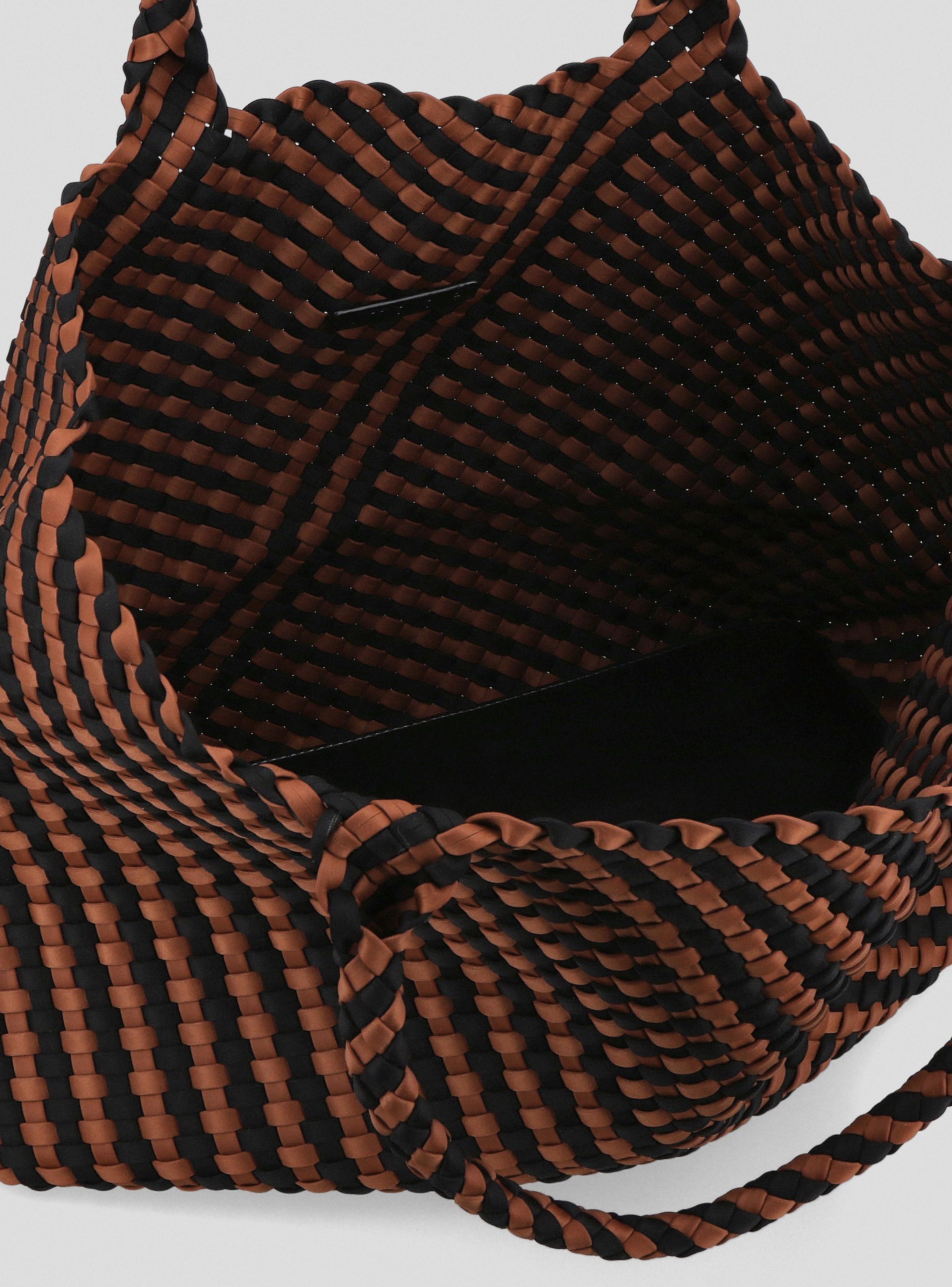 Bolso Tipo Tote Entramado de Bitono-4