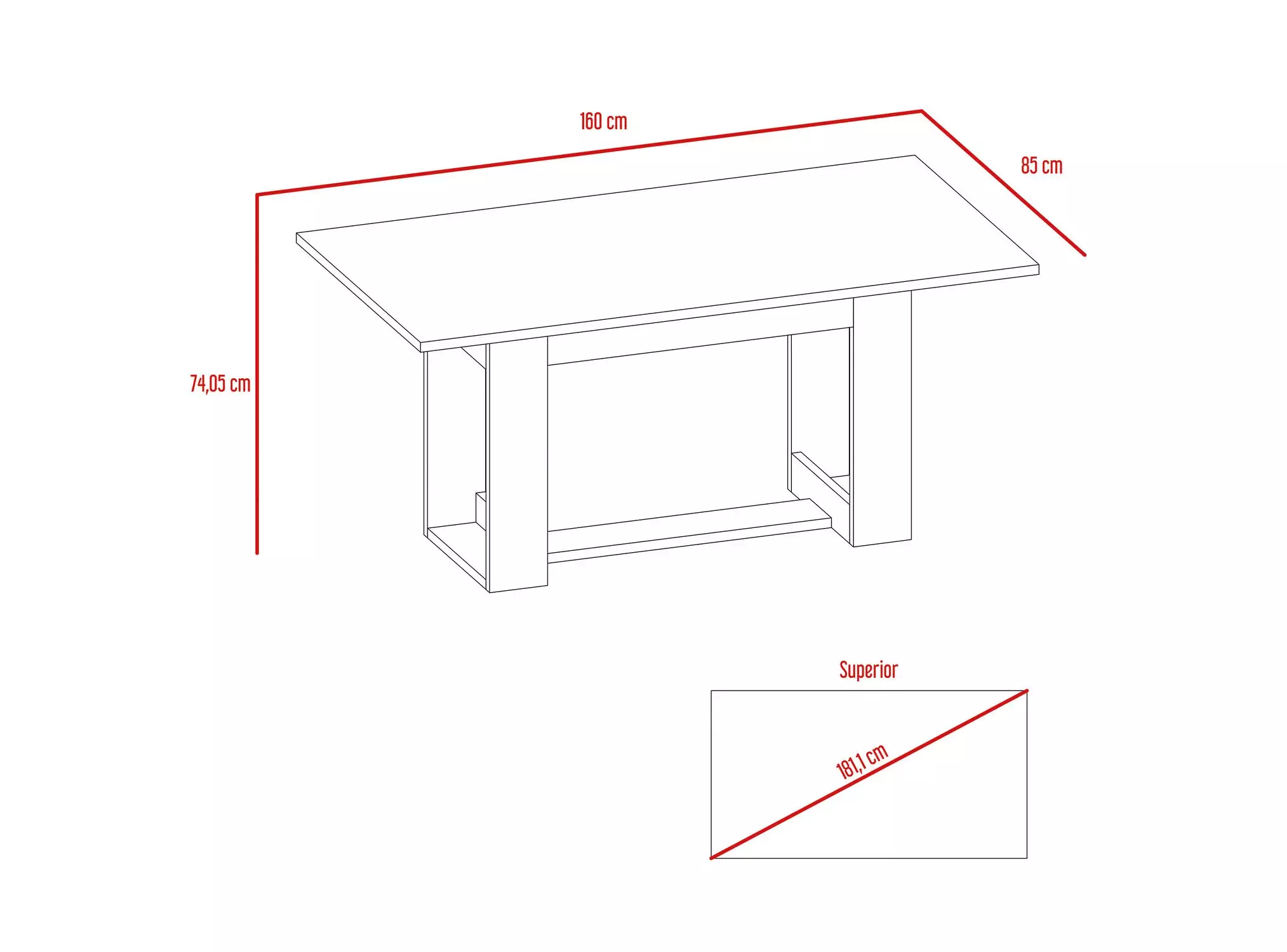 Mesa TuHome de Comedor Volterra 6 Personas-9