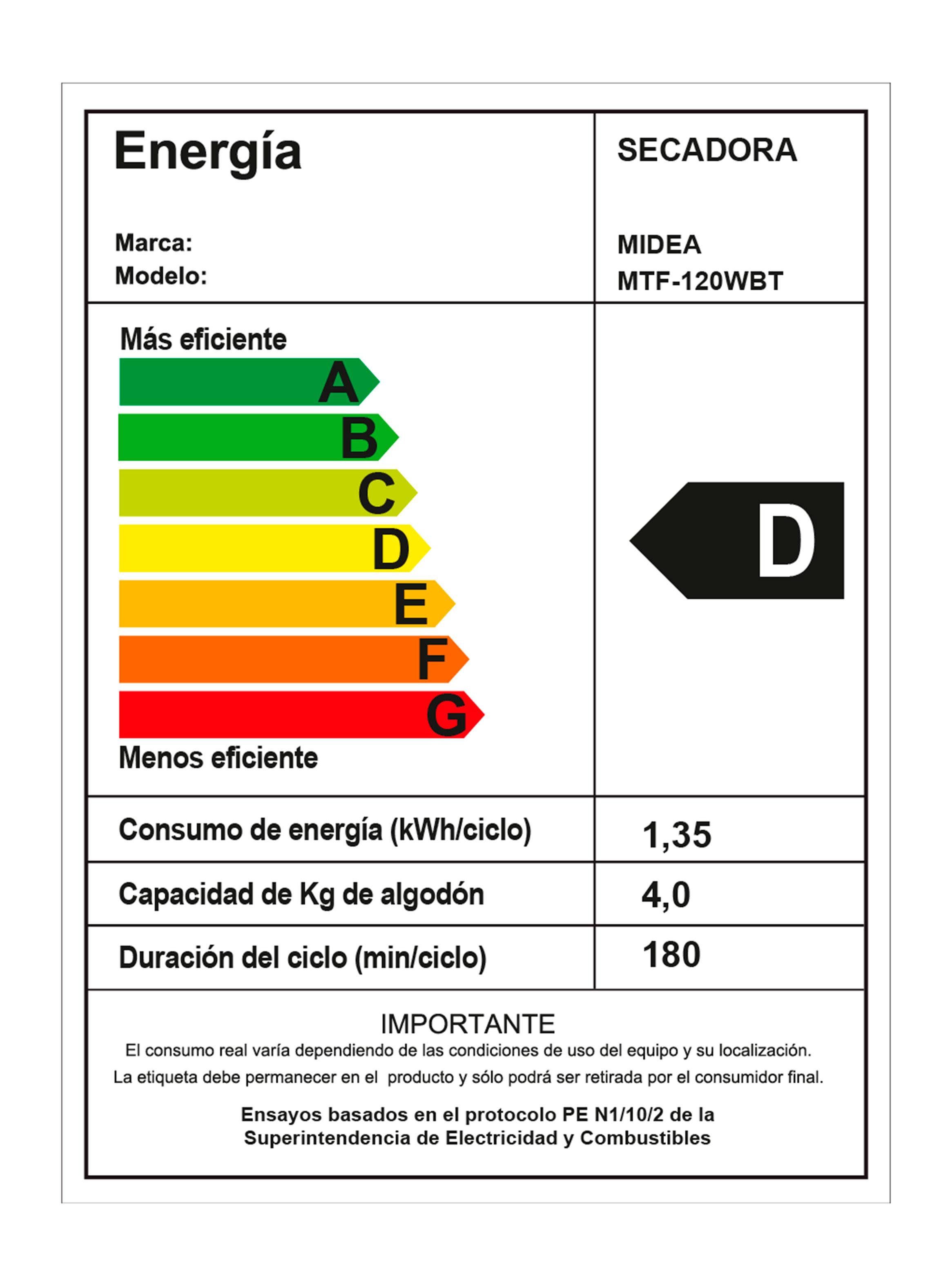 Lavadora-Secadora Tower Titanium 12/10 Kg MTF-120WBT-10