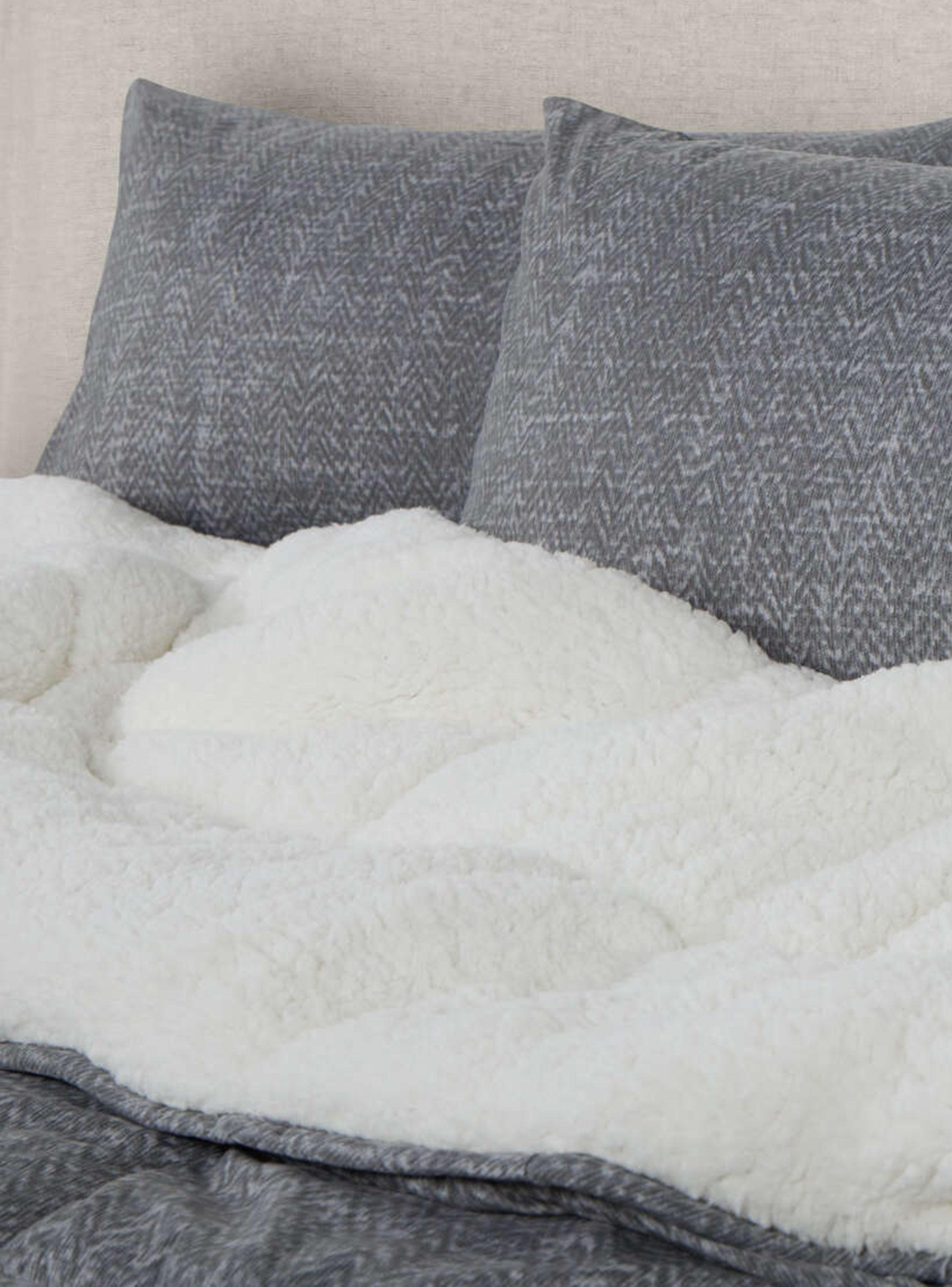 Plumón Alaska Sherpa 2 Plazas Gris-2