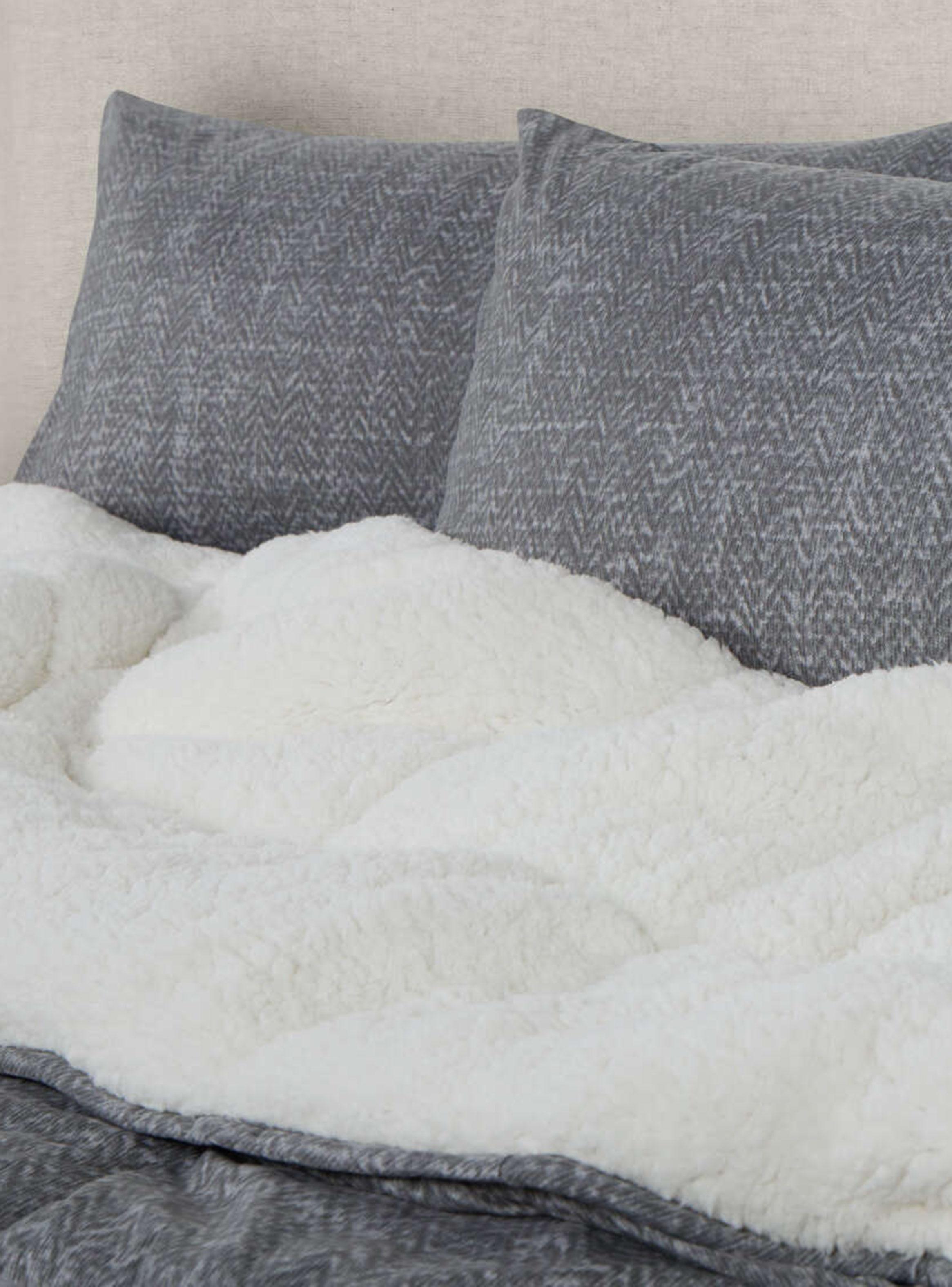 Plumón Alaska Sherpa Súper King Gris-2