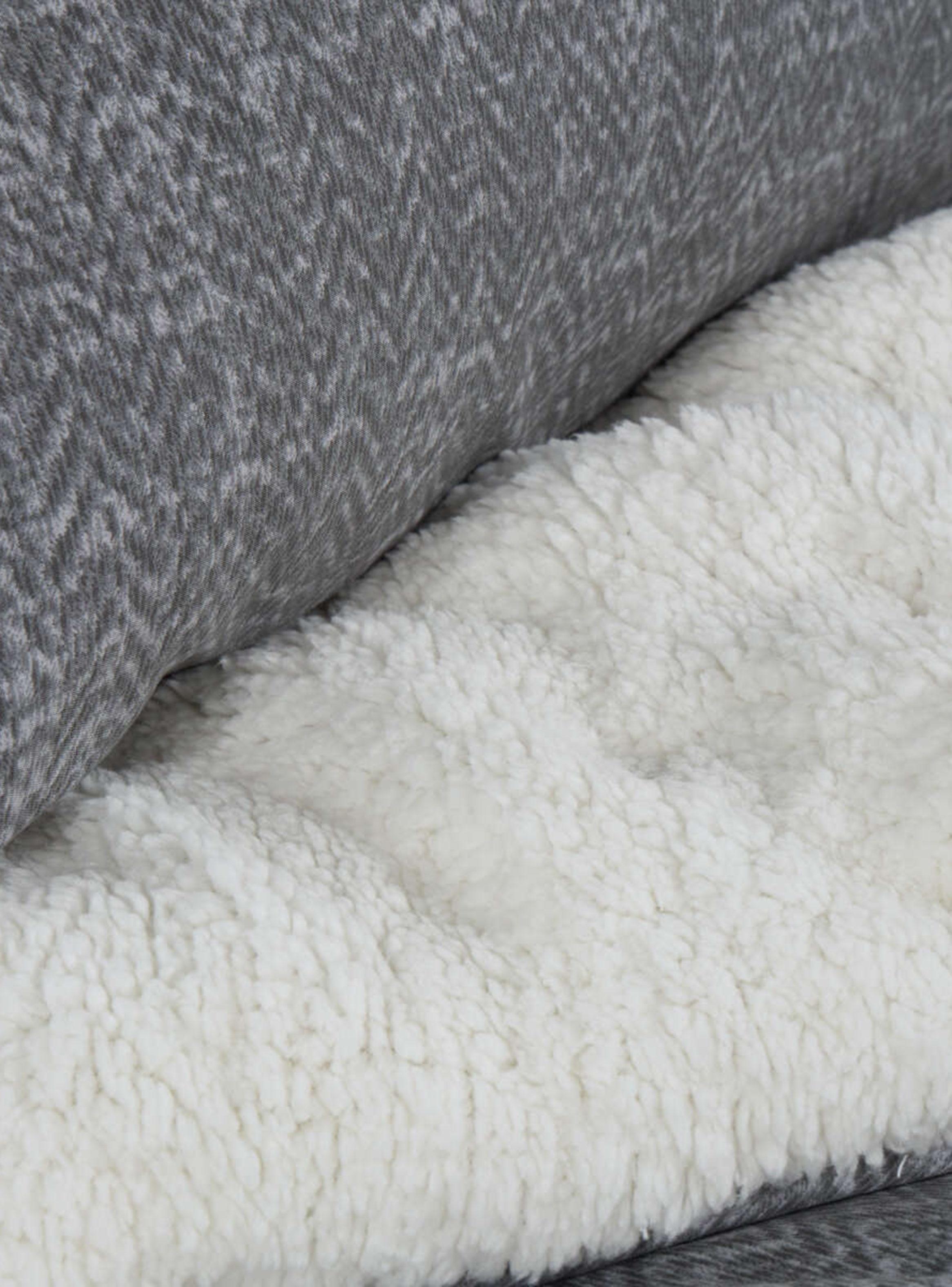 Plumón Alaska Sherpa Súper King Gris-1