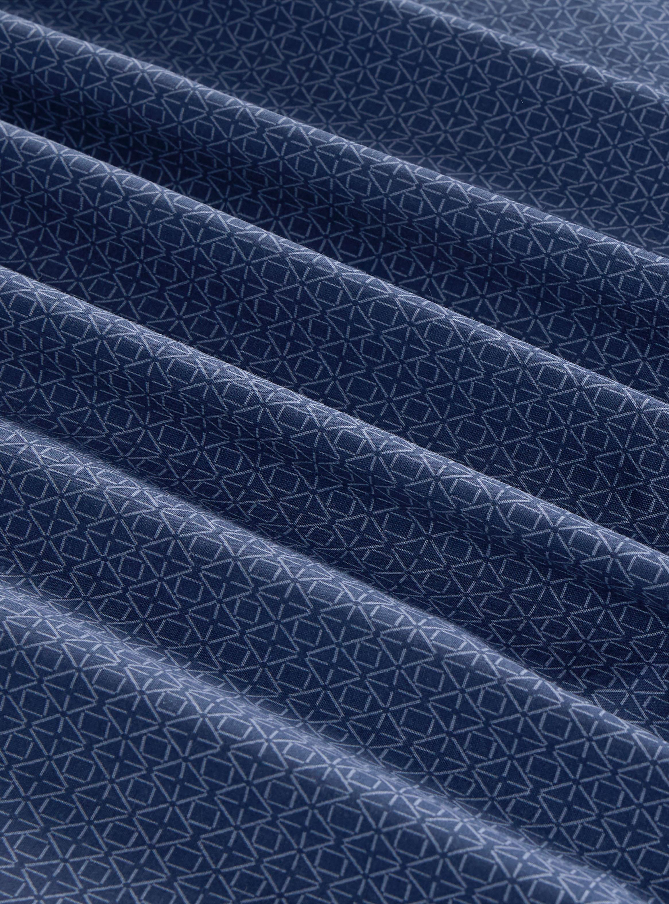 Juego de Sábanas Miniprint Brett Navy Super King-2