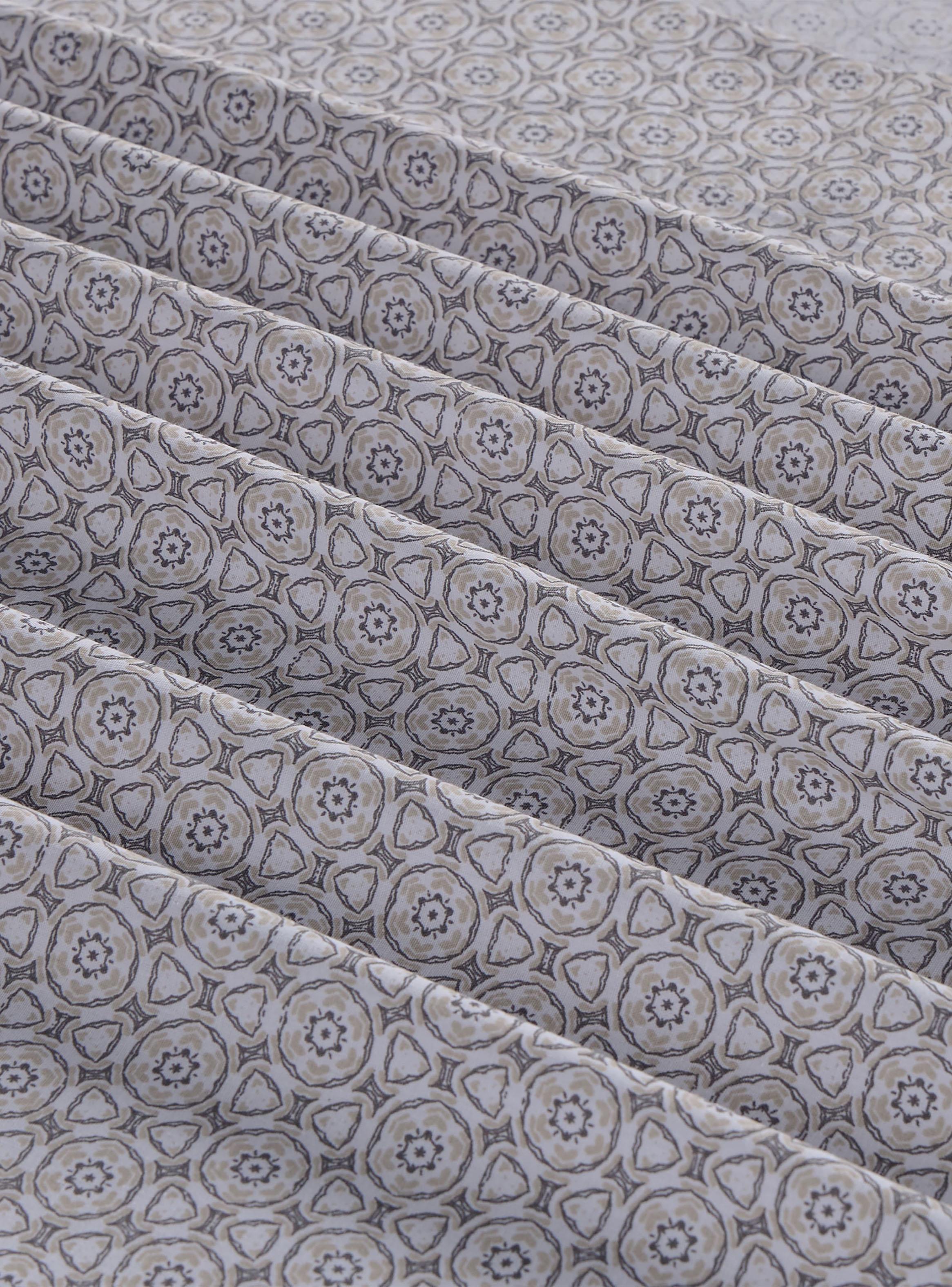 Juego de Sábanas Miniprint Knox Gris 2 Plazas-2
