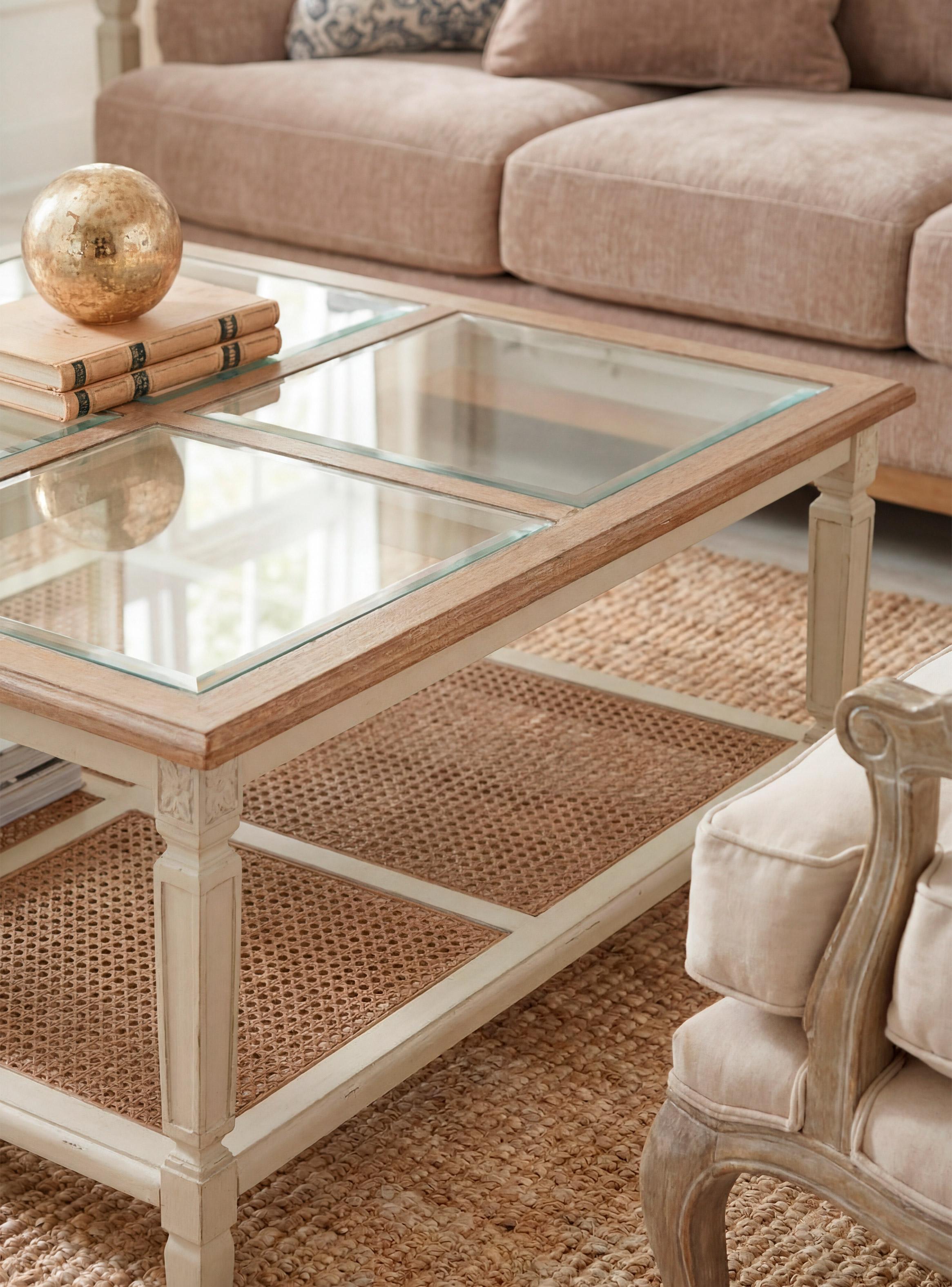 Mesa de Centro Junco Amparo 110x110 cm-8